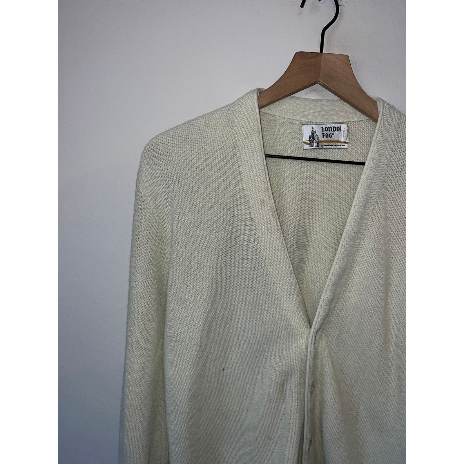 London Fog Vintage London Fog USA Made Brown Beige Cardigan Sweater M Size US M / EU 48-50 / 2 - 3 Thumbnail