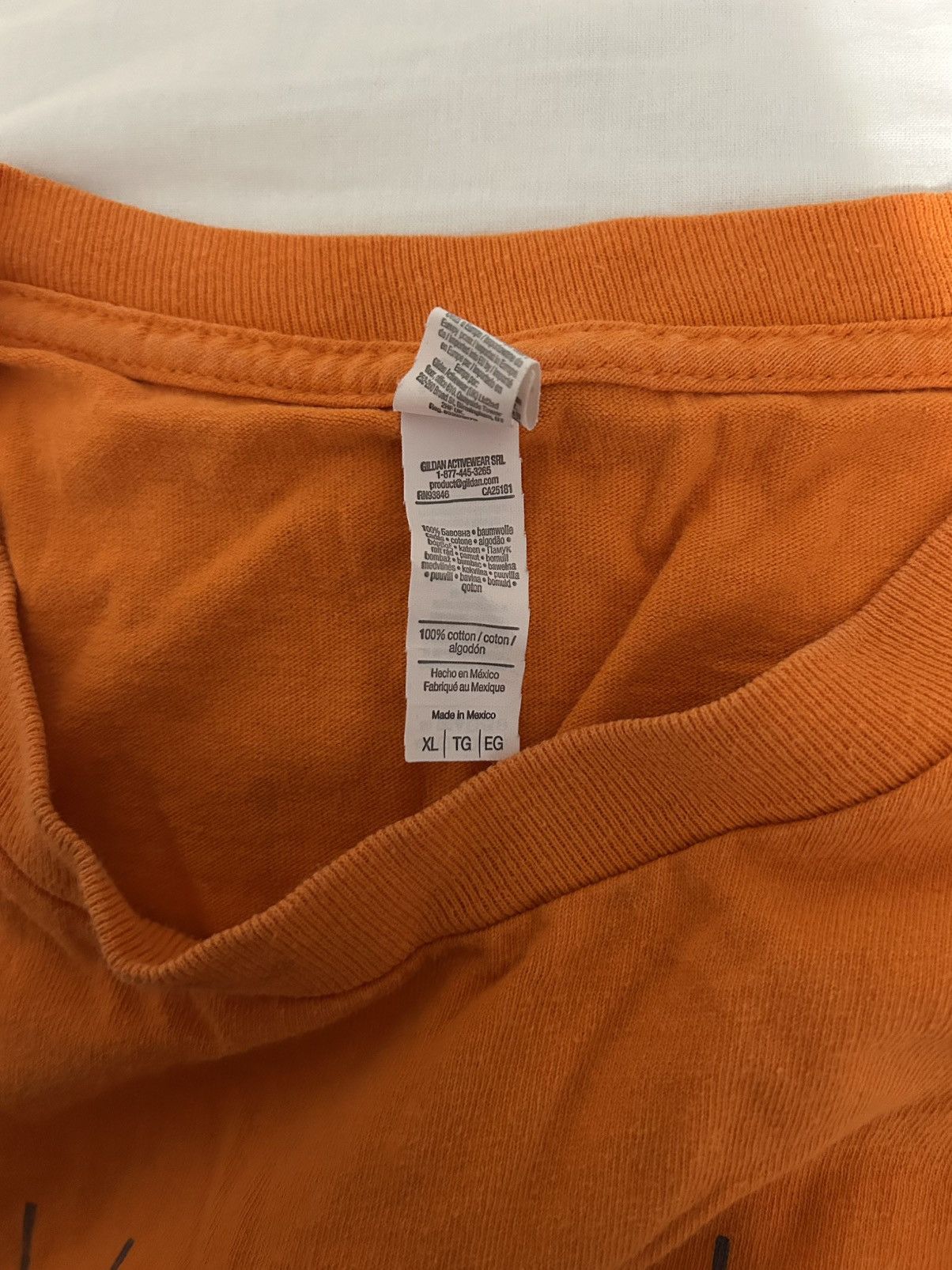 Flatbush Zombies Beast Coast Orange Long Sleeved Shirt Size US XL / EU 56 / 4 - 4 Thumbnail
