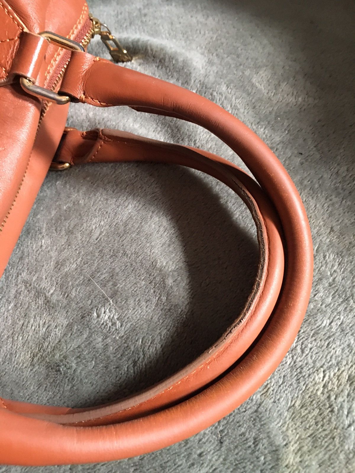 Vintage Maison Mollerus Leather Monogram Vintage Handbag Should Bag Size ONE SIZE - 15 Thumbnail