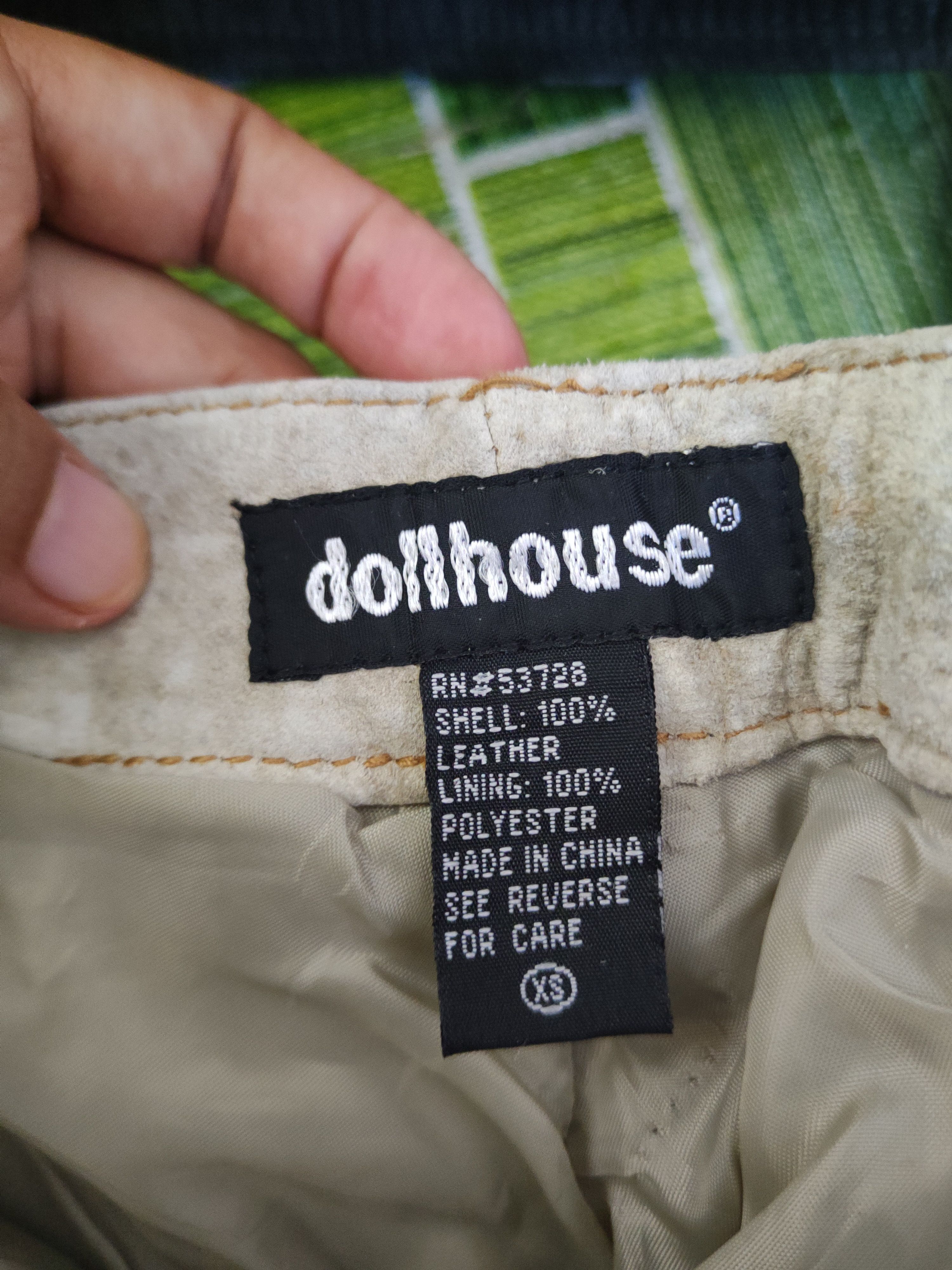 Leather DL Dollhouse Gray Multipocket Leather Pants #2670 Size 25" / US 0 / IT 36 - 15 Thumbnail