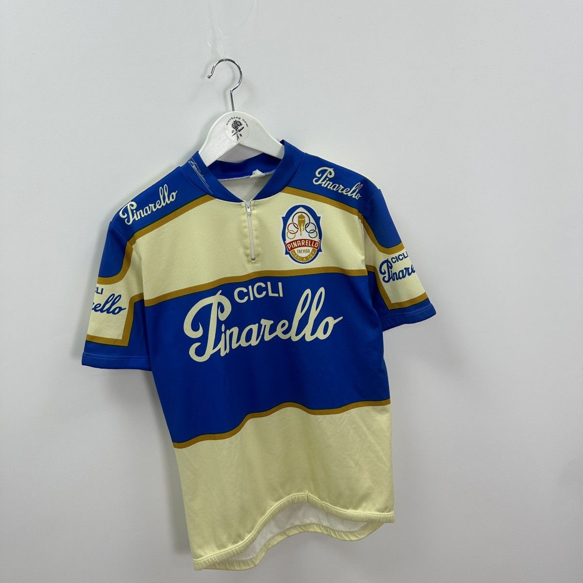 Vintage Vintage 90s Pinarello Cycle Italy jersey y2k bicycle tour Size US M / EU 48-50 / 2 - 4 Thumbnail
