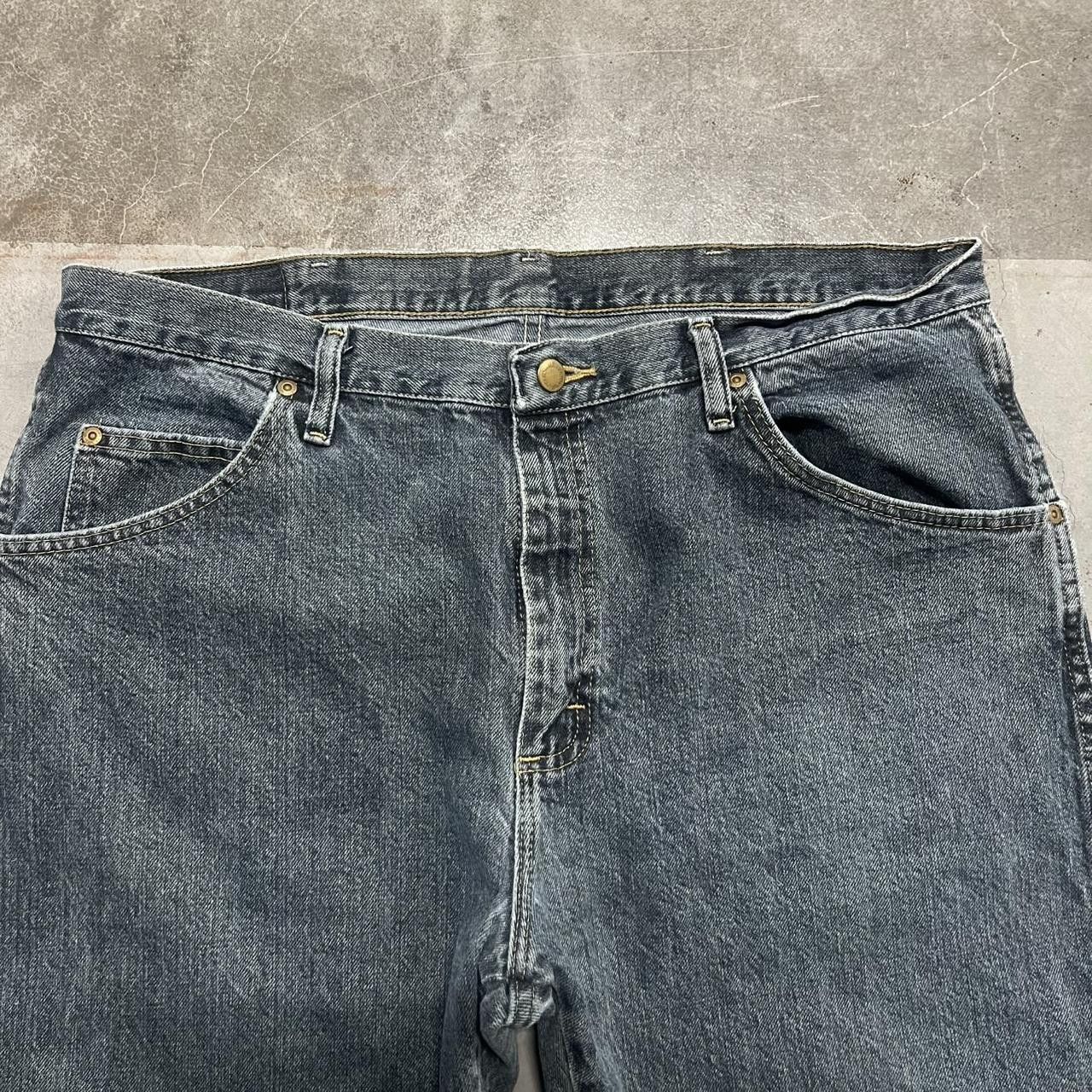 Japanese Brand × Vintage Vintage Y2K Baggy Skater Style Dark wash Denim Jeans! Size US 38 / EU 54 - 4 Thumbnail