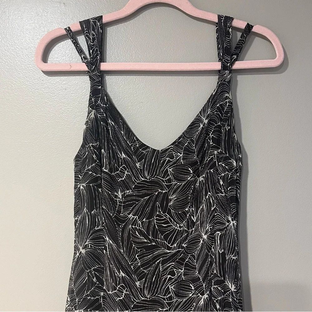 Nine West beachy silk whimsical maxi floor length flowy gown Size M / US 6-8 / IT 42-44 - 4 Thumbnail