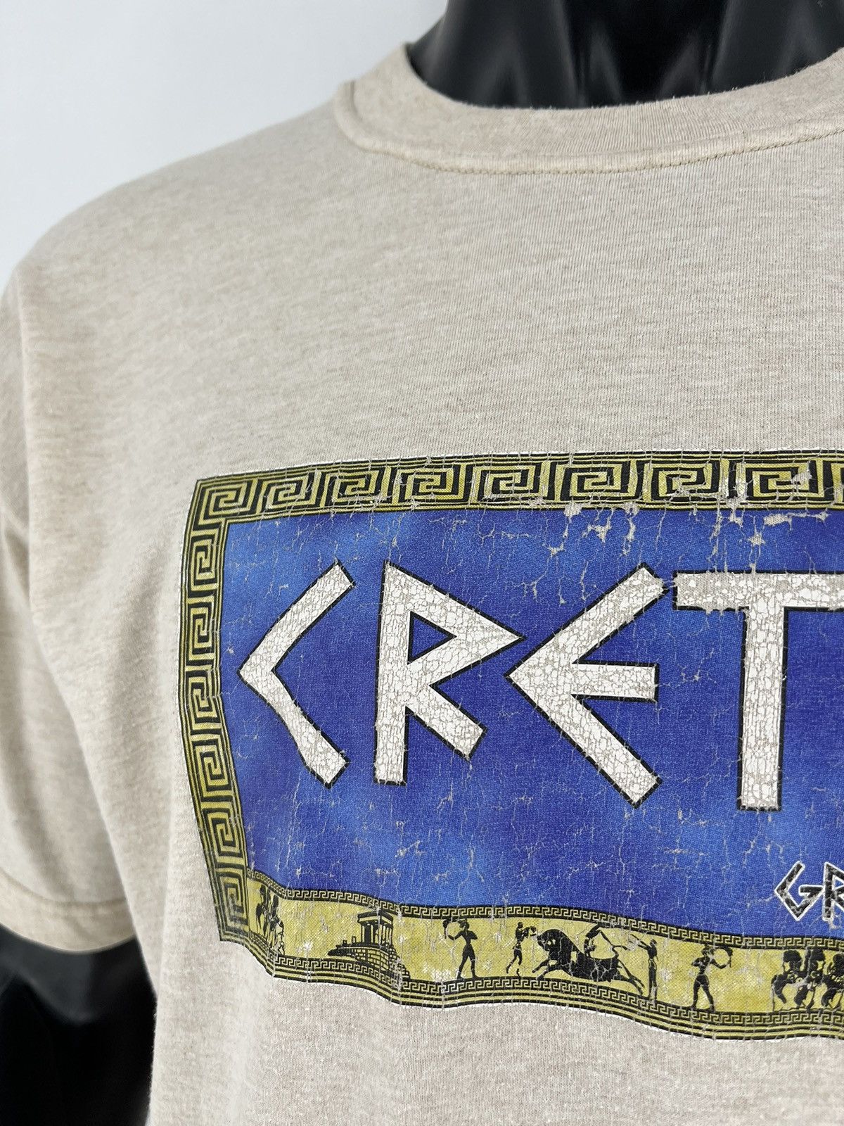 Vintage Vintage Greece Crete Tourist Tee Graphic 90s Size US L / EU 52-54 / 3 - 6 Thumbnail