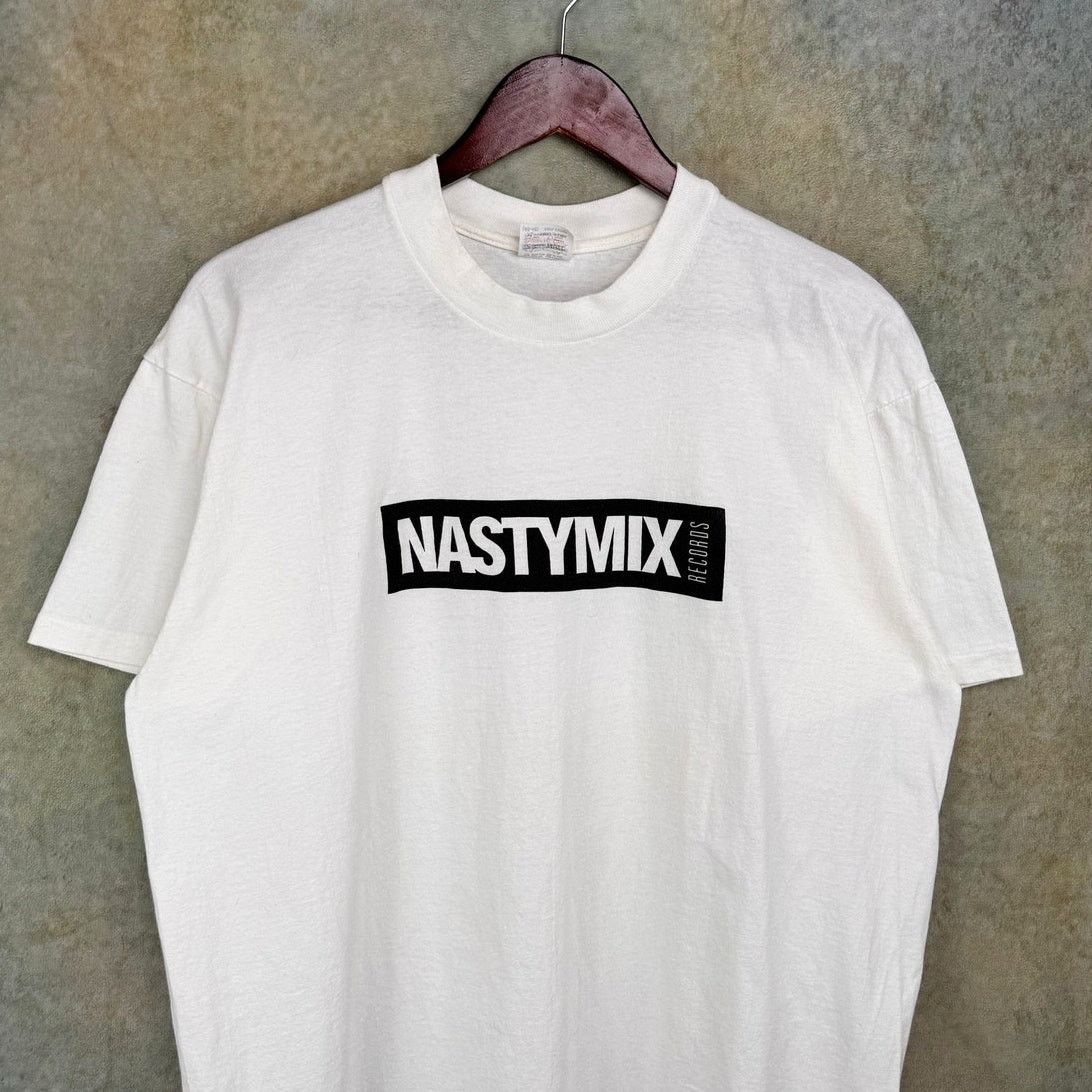 Rap Tees × Vintage VTG 1989 Nastymix Records T Shirt Sz XL White Sir Mix A Lot Size US XL / EU 56 / 4 - 3 Thumbnail