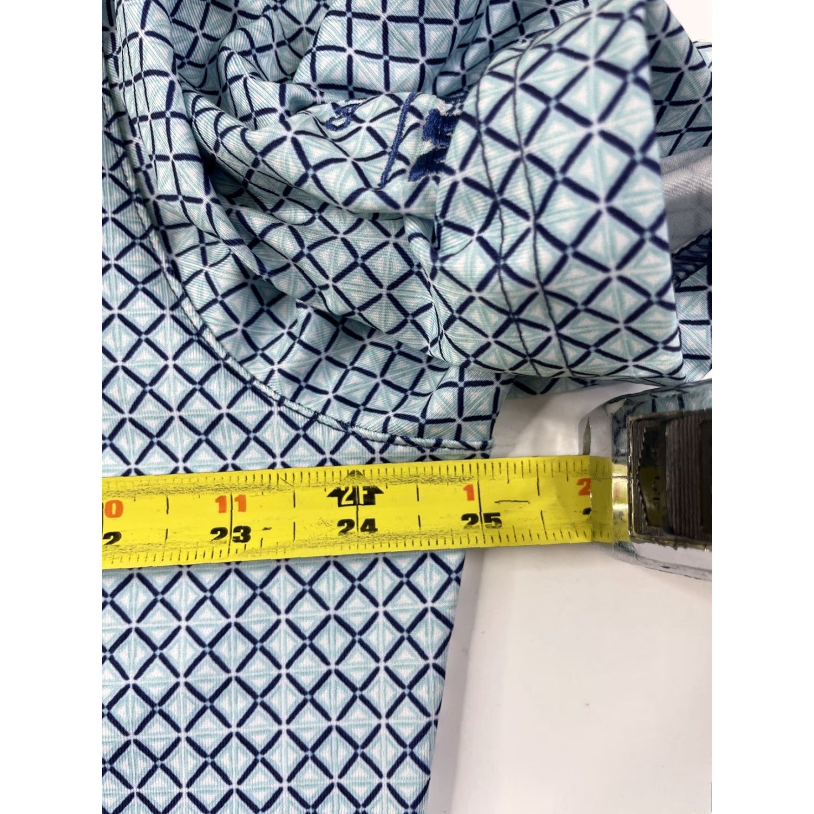 Mizzen+Main Mizzen+Main Polo Shirt Blue Short Sleeve XL Men Slim Golf Phil Mickelson THE CHALLENGE Size US XL / EU 56 / 4 - 6 Thumbnail