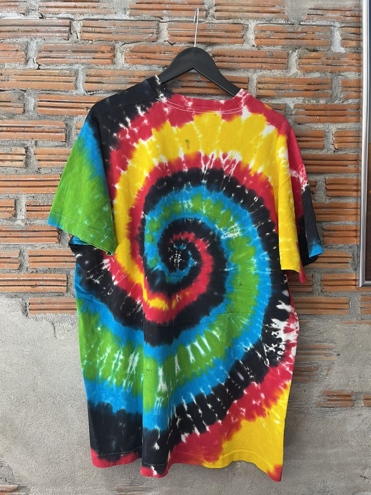 Vintage VINTAGE 90s Tie Dye JESUS EVERLASTING LIFE T-Shirt XL Size US XL / EU 56 / 4 - 8 Thumbnail