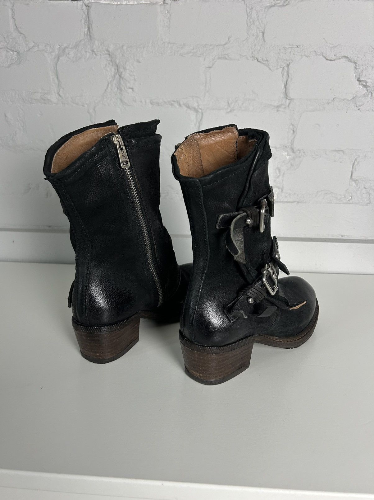 Japanese Brand So sick leather AS 98 biker boots Size US 6.5 / IT 36.5 - 6 Thumbnail