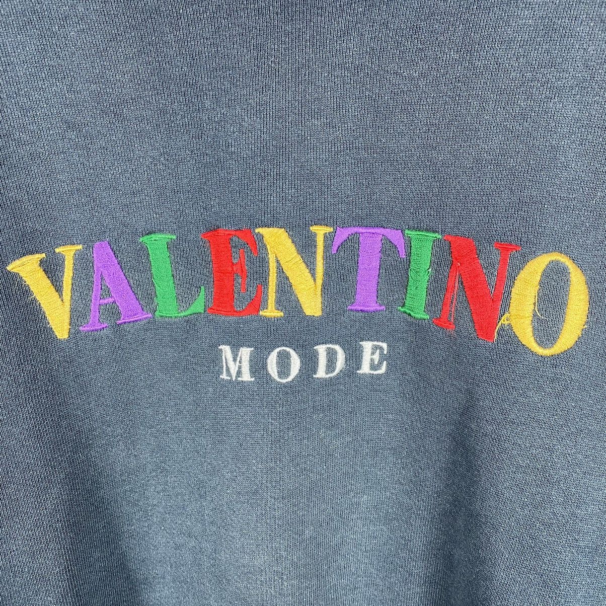 VINTAGE VALENTINO MODE SPELLOUT MULTICOLOR SWEATSHIRT