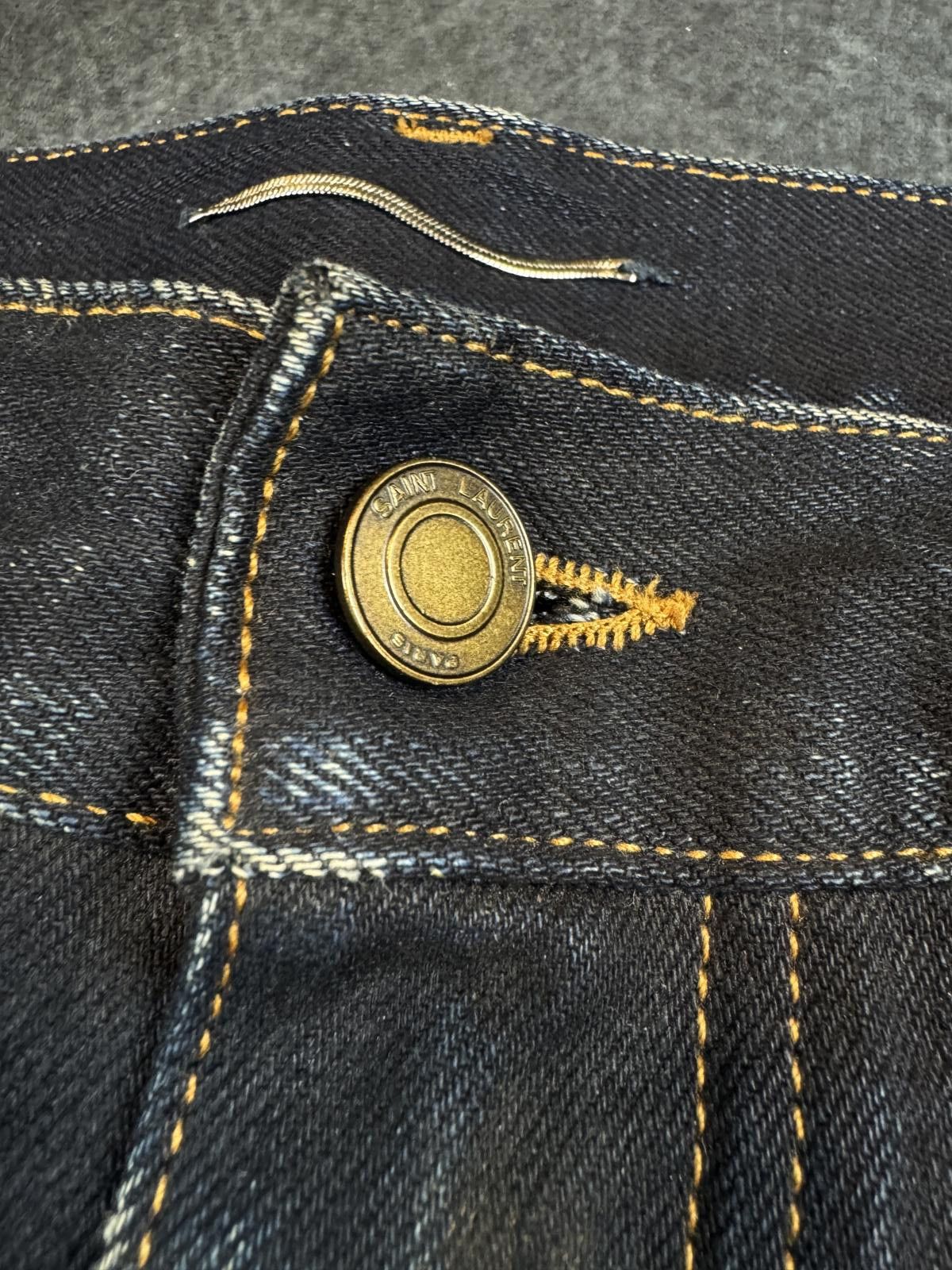 Saint Laurent Paris Saint Laurent Raw Denim D02 Size US 32 / EU 48 - 4 Thumbnail