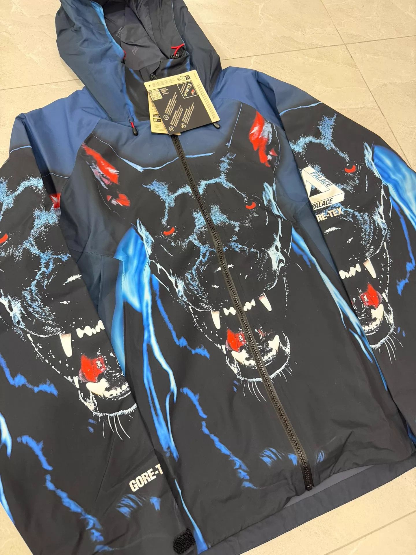 Palace PALACE SS26 DROP4 GORE-TEX 2L P-TEK Print Zip Hooded M Size US M / EU 48-50 / 2 - 2 Thumbnail