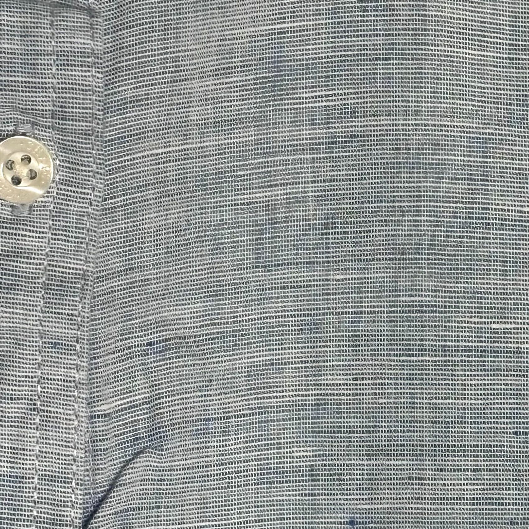 Chaps Chaps Shirt Size 2X Blue Linen Cotton Easy Care Button Up Long Sleeve Women's Size XXL / US 16-18 / IT 52-54 - 8 Thumbnail