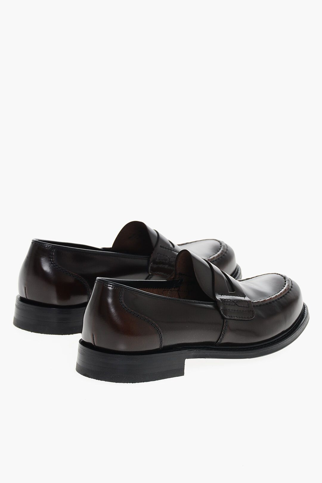 Church's og1mm0325 Leather Farsley Penny Loafers in Chocolate Brown Size US 10.5 / EU 43-44 - 3 Thumbnail