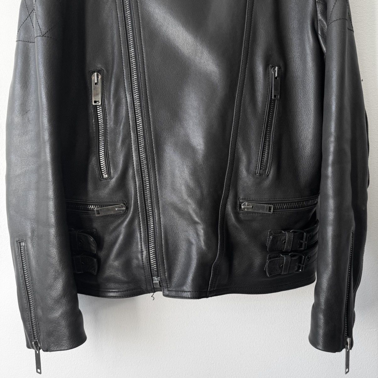 Gucci Gucci FW2006 Black Lamb Leather Biker Moto Jacket Size US M / EU 48-50 / 2 - 4 Thumbnail