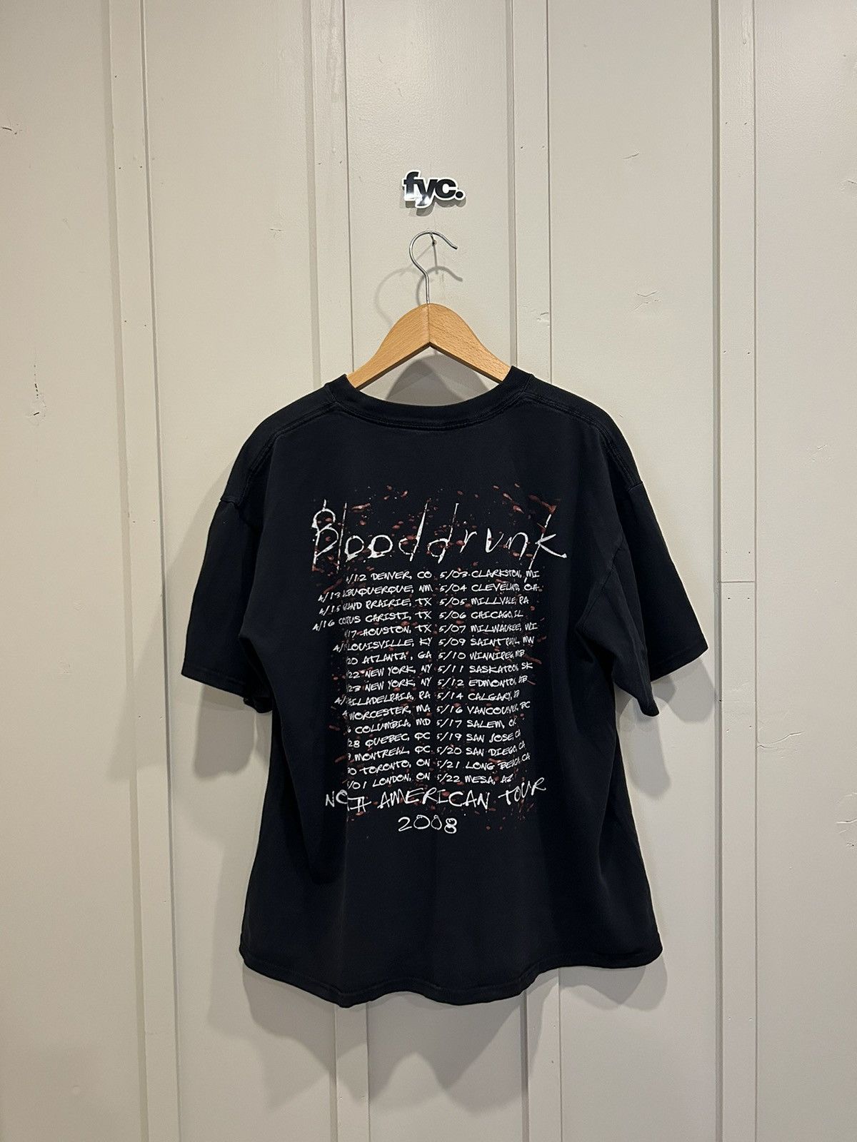 Band Tees × Vintage Vintage 2008 Children of Bodom Blooddrunk North America Tour Size US L / EU 52-54 / 3 - 2 Thumbnail