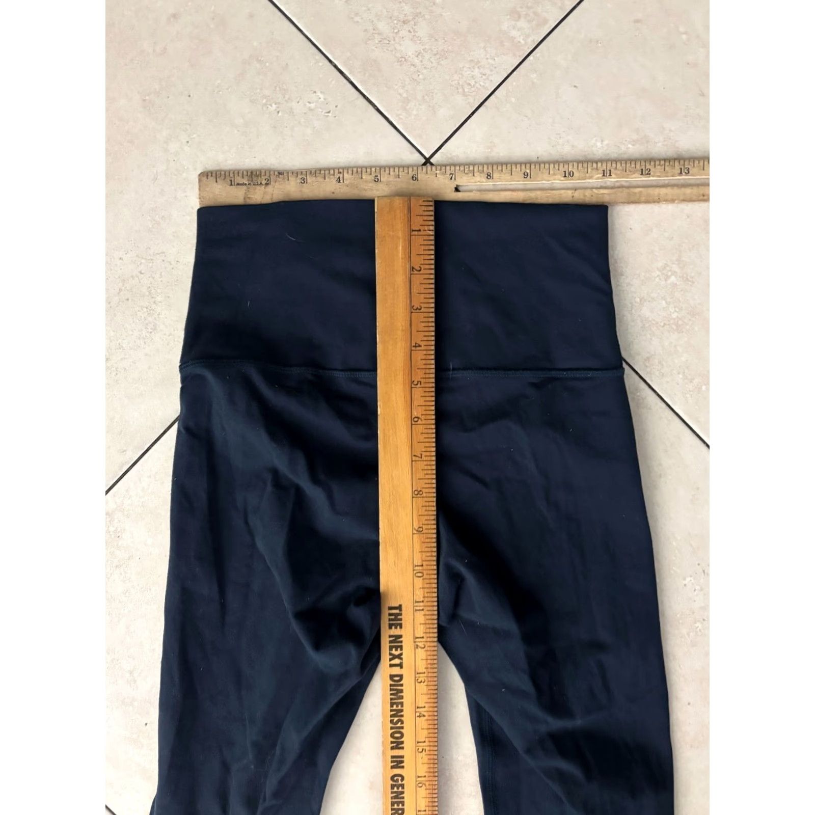 Lululemon Lululemon Align Leggings Crop Blue 4 Skinny Athletic Activewear Pants Regular Inseam 19" Size 27" / US 4 / IT 40 - 4 Thumbnail