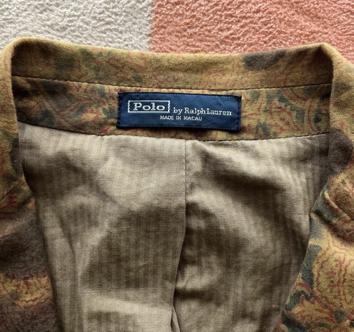 Polo Ralph Lauren Ralph Lauren Distressed Print Hunting Jacket - Polo RL K22 Size US S / EU 44-46 / 1 - 5 Thumbnail