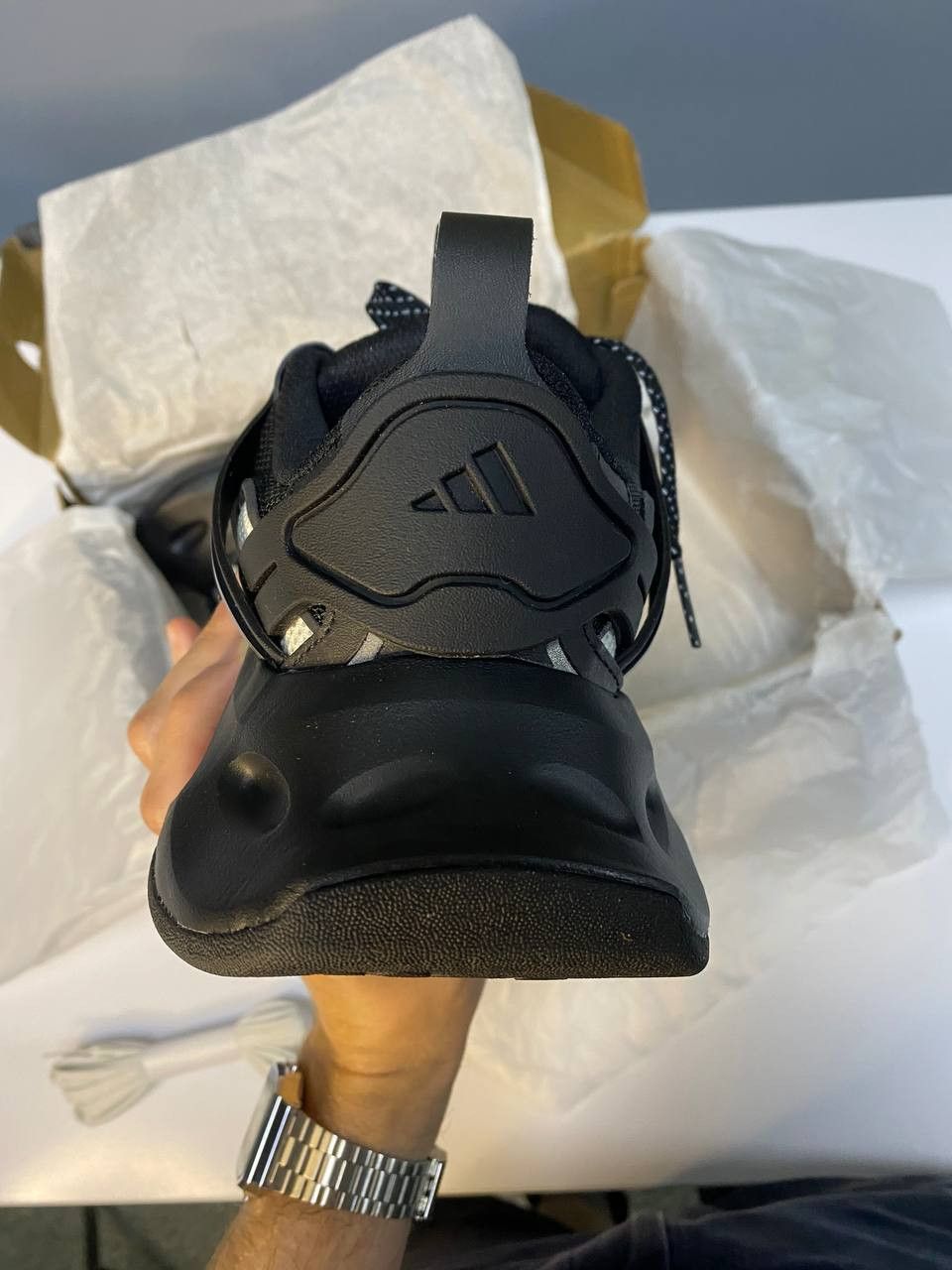 Adidas Adidas Xlg Runner Deluxe Black/Grey Split/Silver Gray Size US 8 / IT 38 - 6 Thumbnail