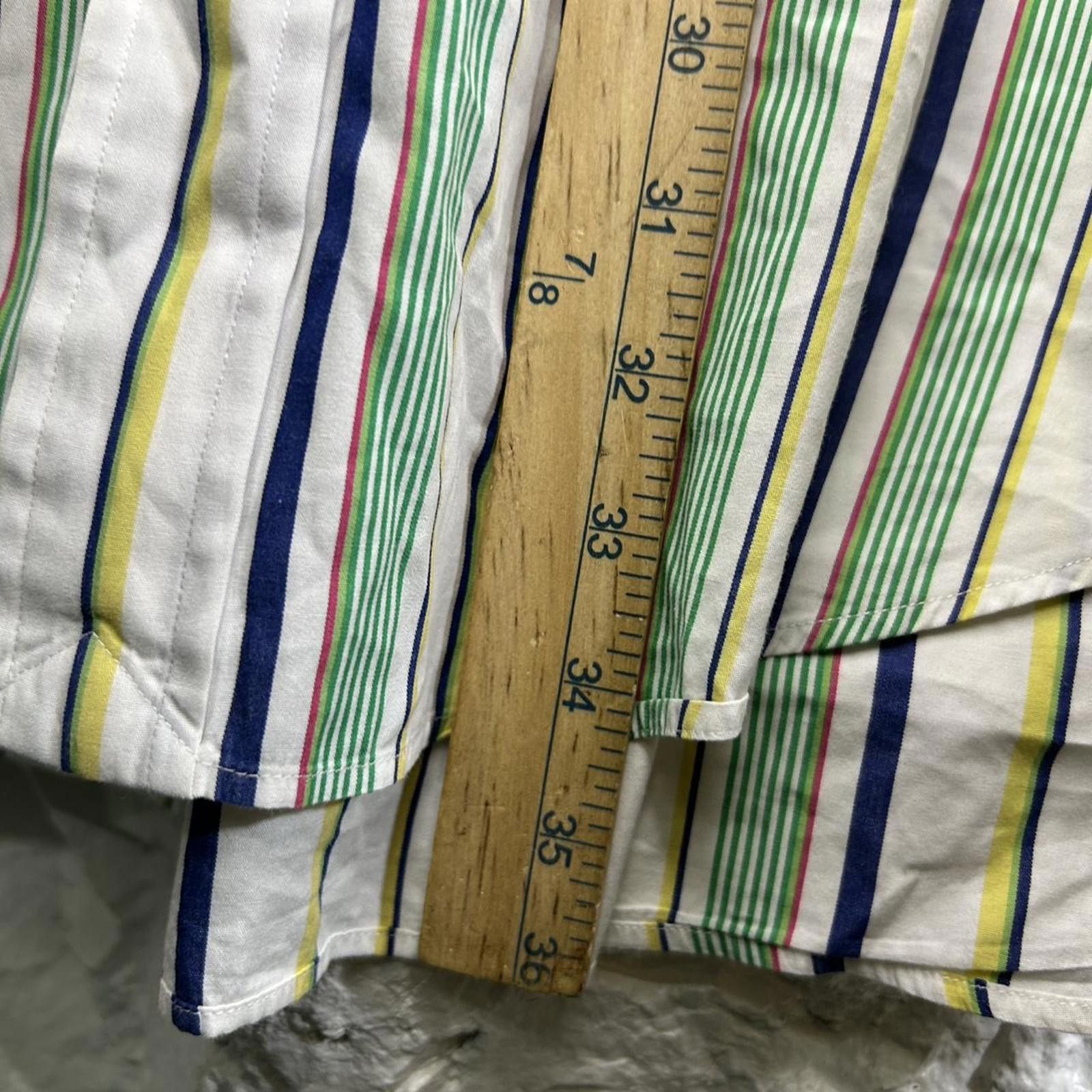 Polo Ralph Lauren 90’s Polo Ralph Lauren Classic Fit Striped Shirt Size XL Size US XL / EU 56 / 4 - 8 Thumbnail