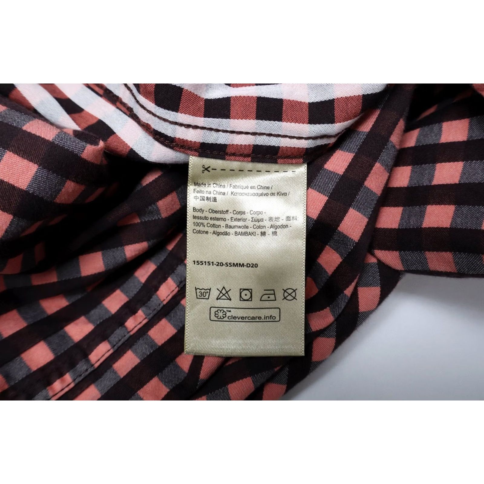 Scotch & Soda SCOTCH & SODA Shirt Men's XL Checked Brown Button-Down Regular Everyday Holiday Size US XL / EU 56 / 4 - 6 Thumbnail