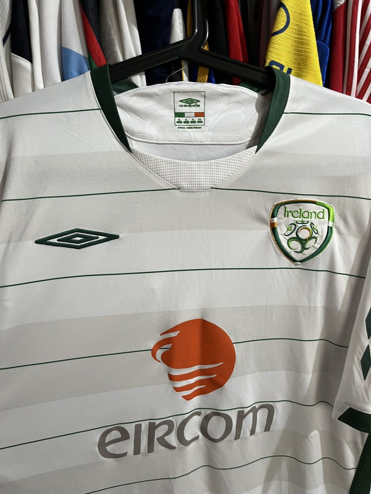Umbro Umbro Ireland 2009 Away Soccer Jersey Size US XL / EU 56 / 4 - 2 Thumbnail