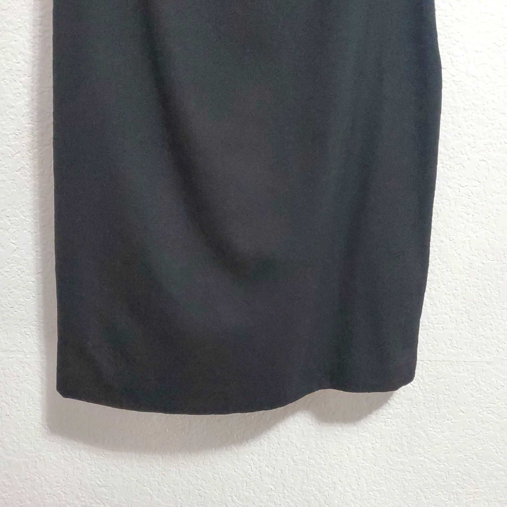 Boden VINTAGE Boden Dress Women 6R Black Short Sleeve 100% Wool Side Zip Lined Office Career Size 28" / US 6 / IT 42 - 6 Thumbnail