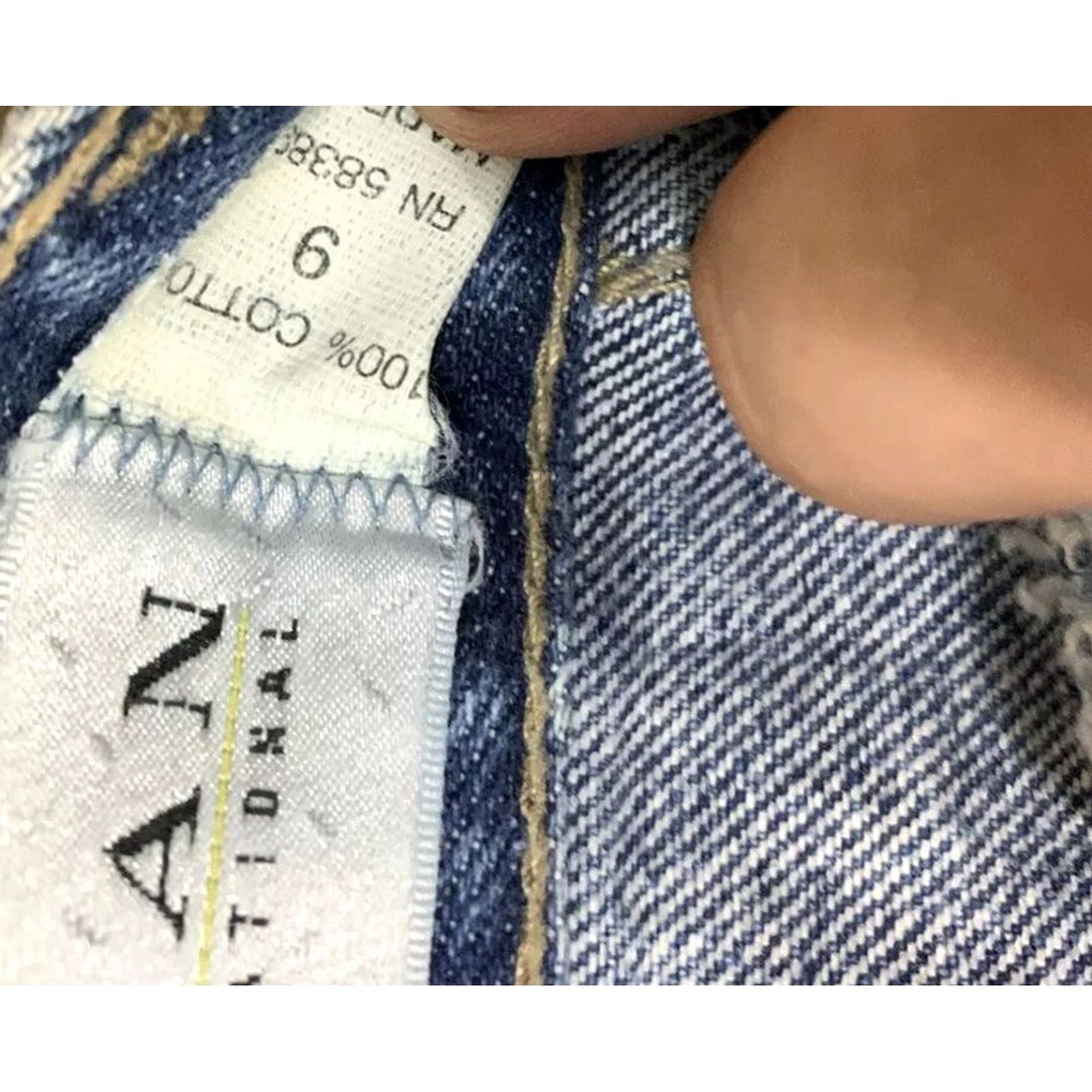Vintage VINTAGE Lawnman Women's Western Tapered High Waist Jeans Blue Size 9 Size 30" / US 8 / IT 44 - 6 Thumbnail
