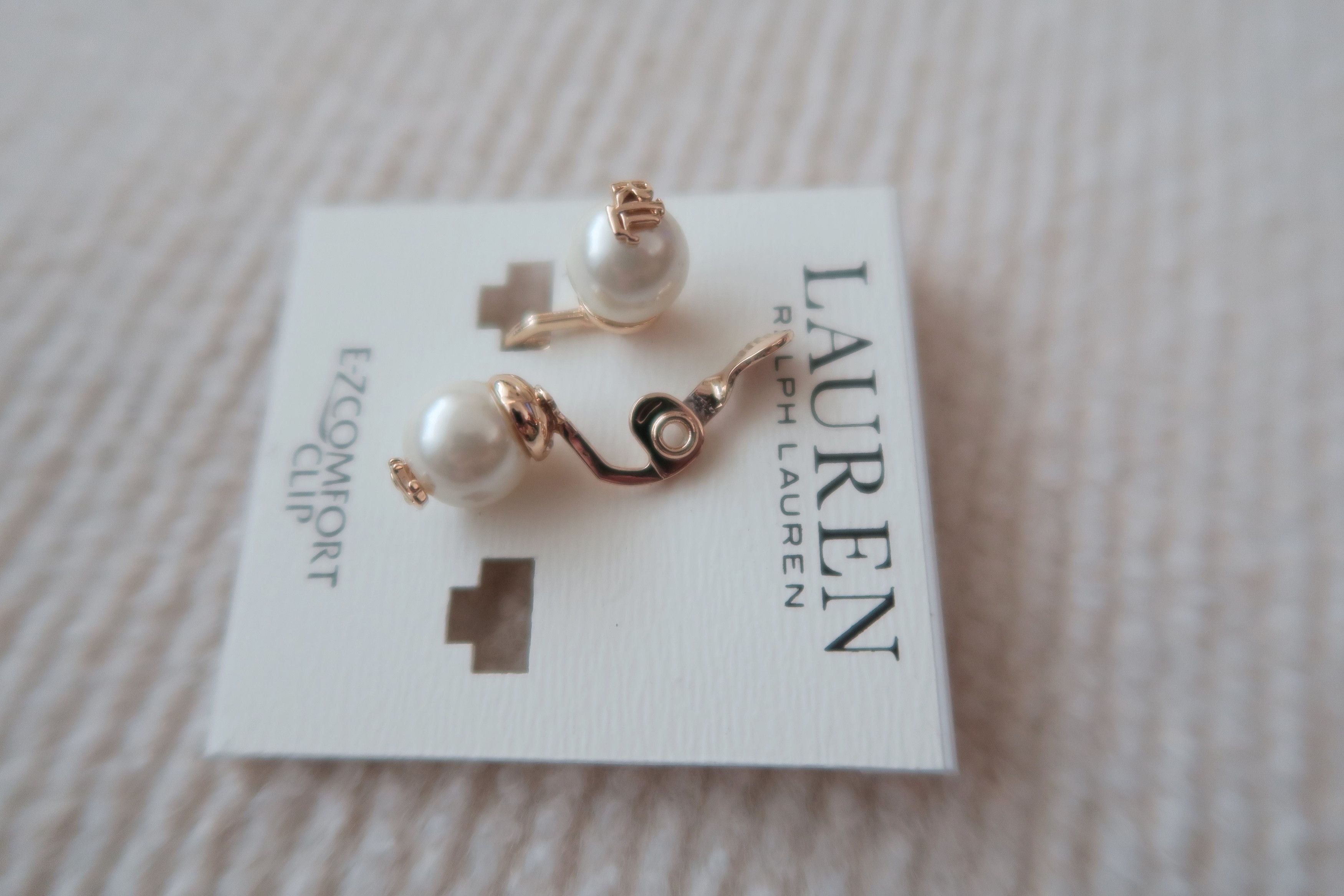 Ralph Lauren Ralph Lauren RL Pearl Clip-On Earrings Size ONE SIZE - 5 Thumbnail