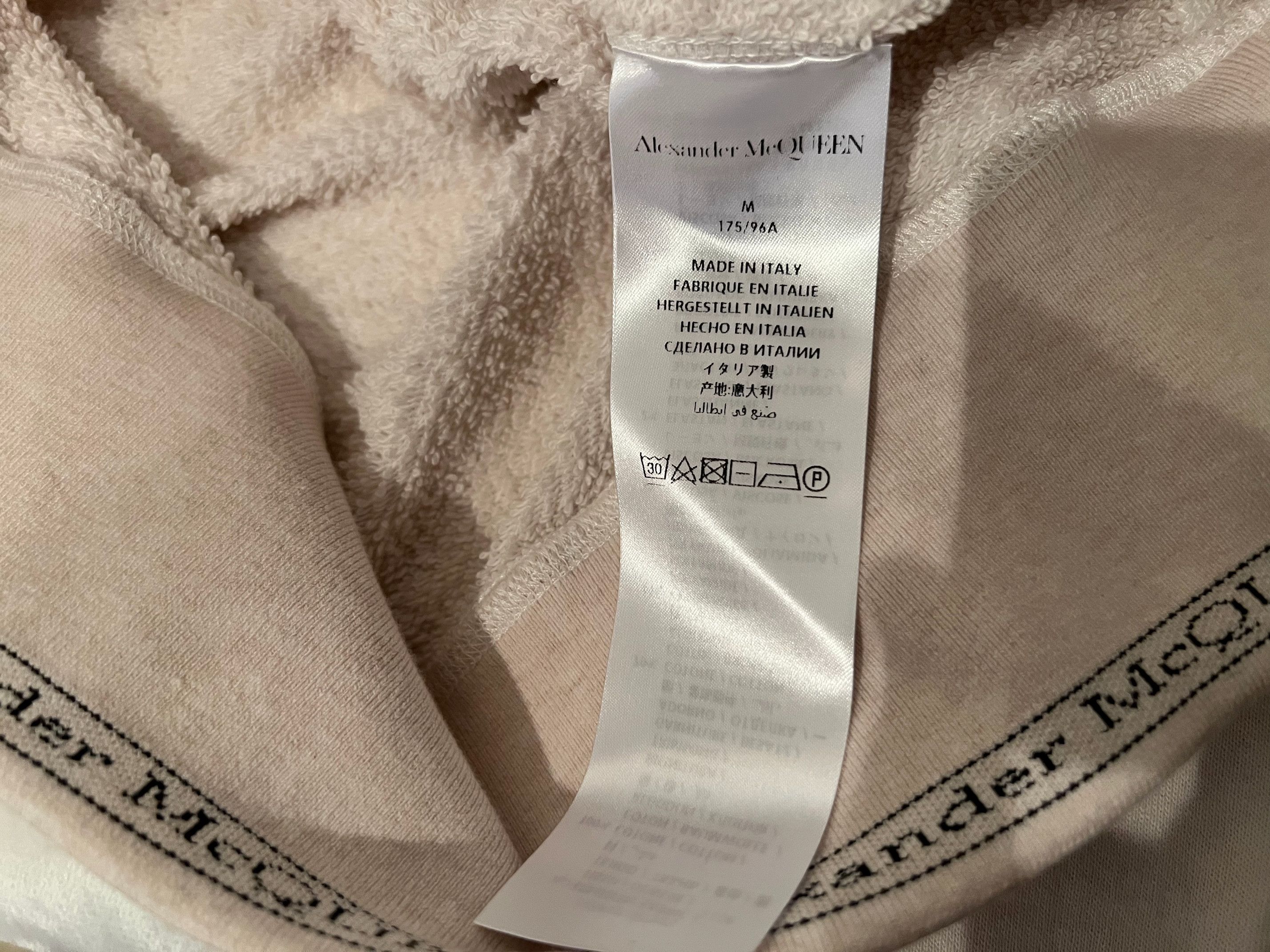 Alexander McQueen Logo-Embroidered Loopback Cotton Sweatshirt Size US M / EU 48-50 / 2 - 6 Thumbnail