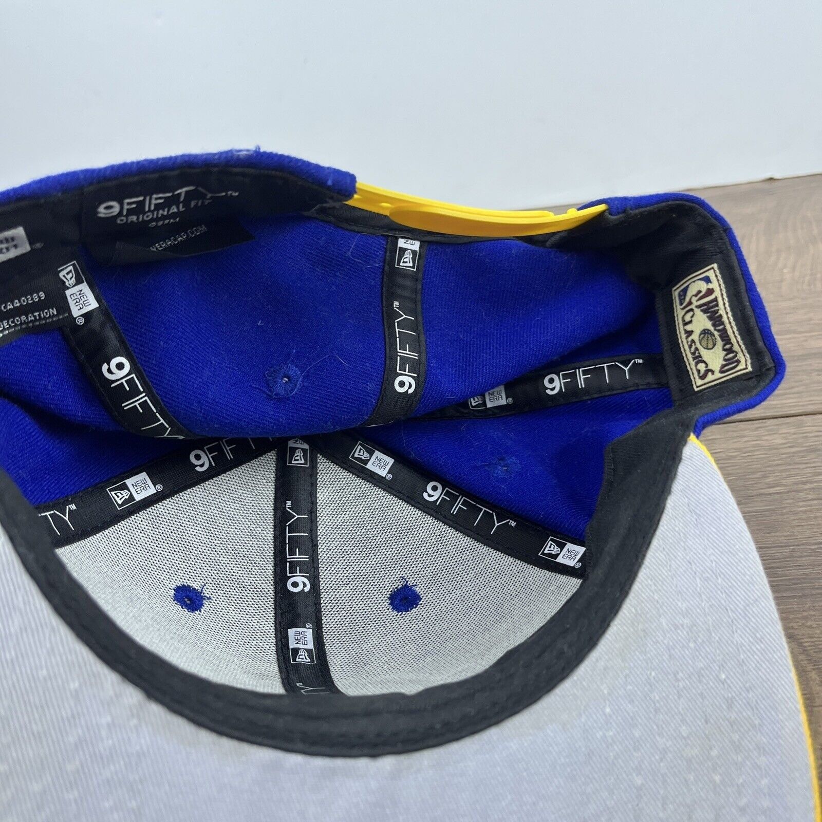 New Era Golden State Warriors Hat New Era Snapback Hat Adjustable 9F Size ONE SIZE - 15 Thumbnail