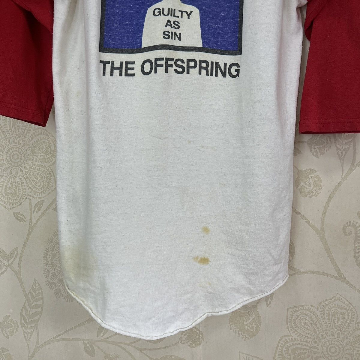 Band Tees Vtg 90s The Offspring Guilty As Sin Folsom Prison Concert Size US M / EU 48-50 / 2 - 9 Thumbnail
