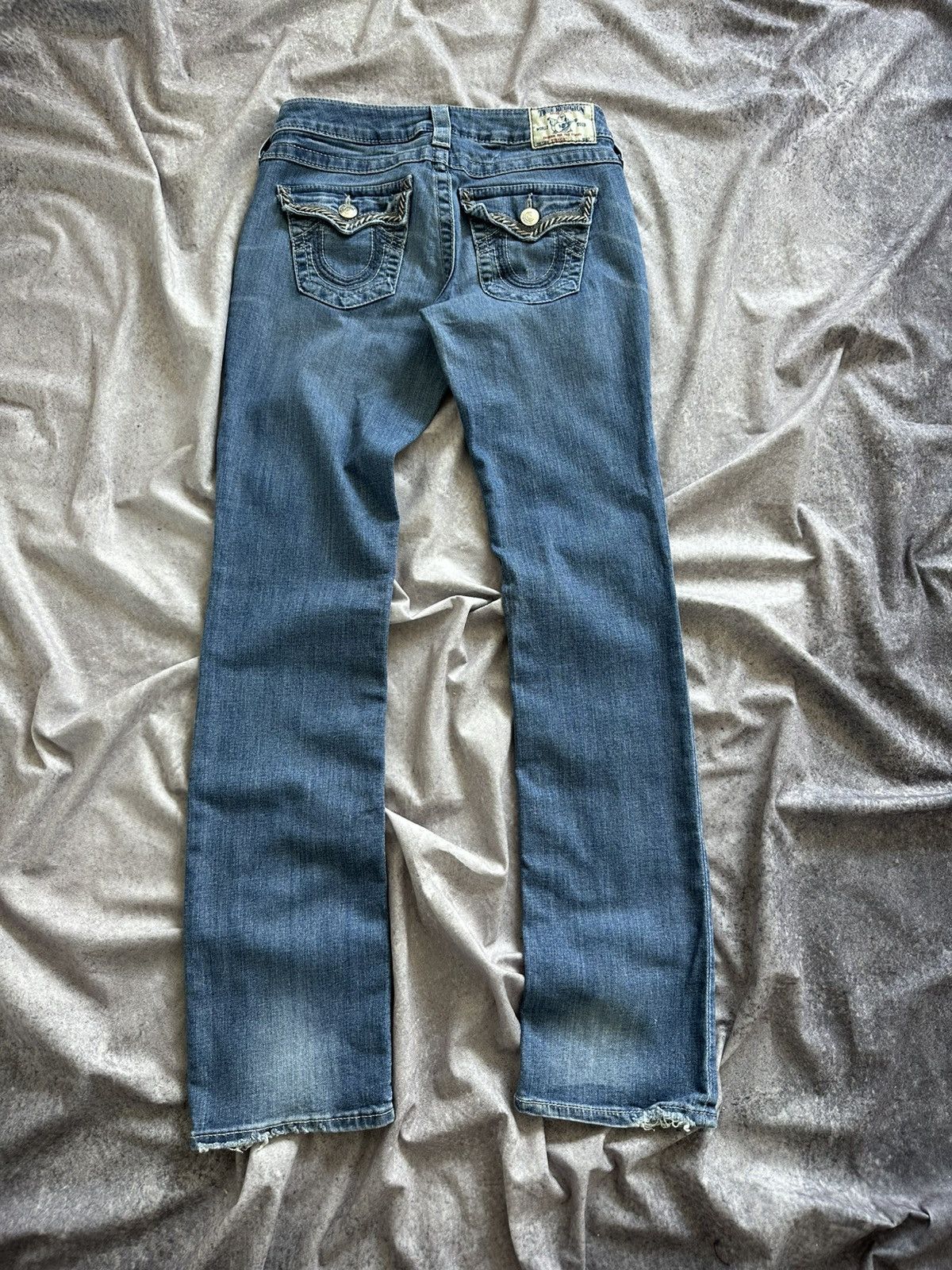 True Religion True Religion Straight Jeans Size 28" / US 6 / IT 42 - 2 Thumbnail