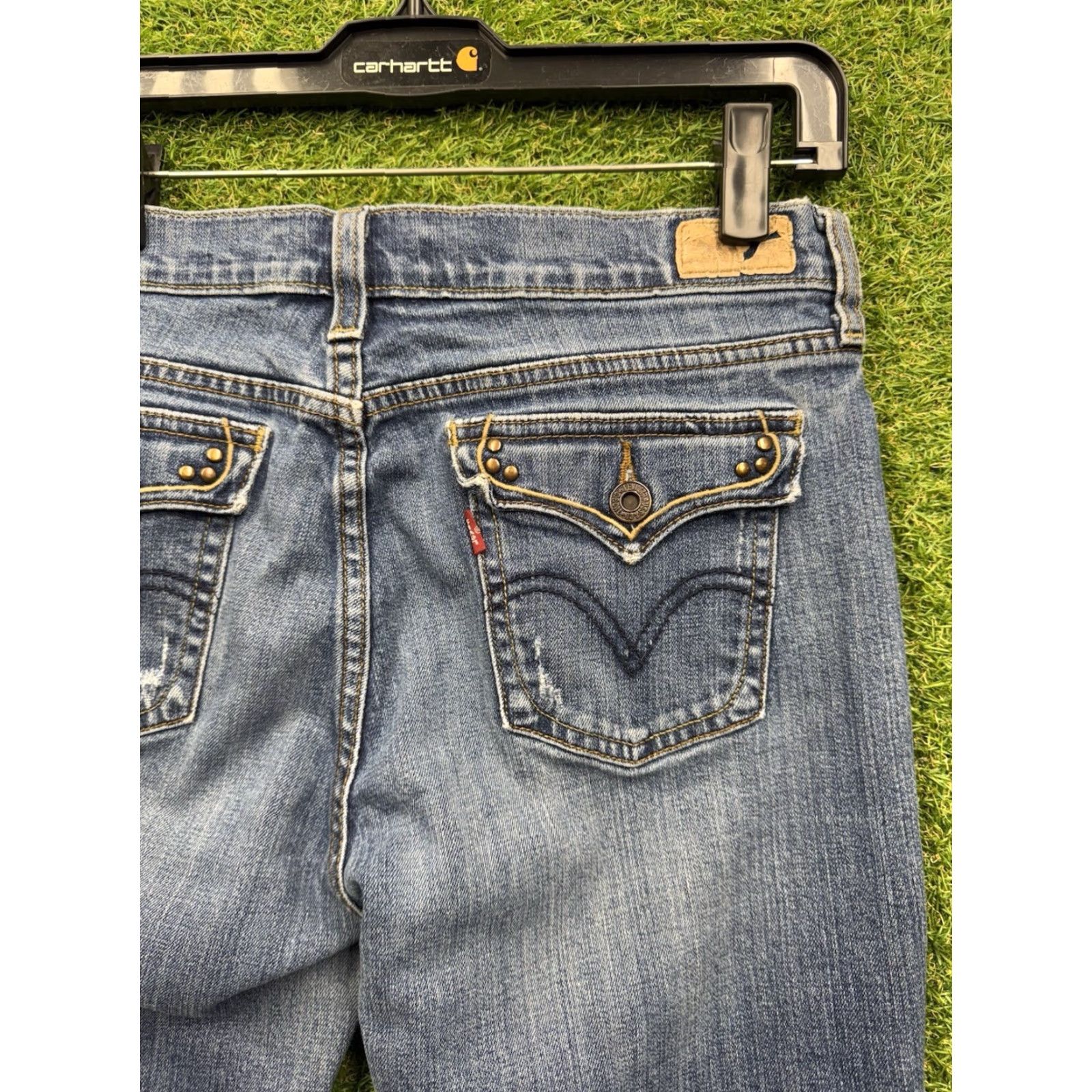 Levi's Levis Jeans Womens 8 L Bootcut Western Boho Chic Casual Medium Wash 30x32 515 Size 30" / US 8 / IT 44 - 4 Thumbnail