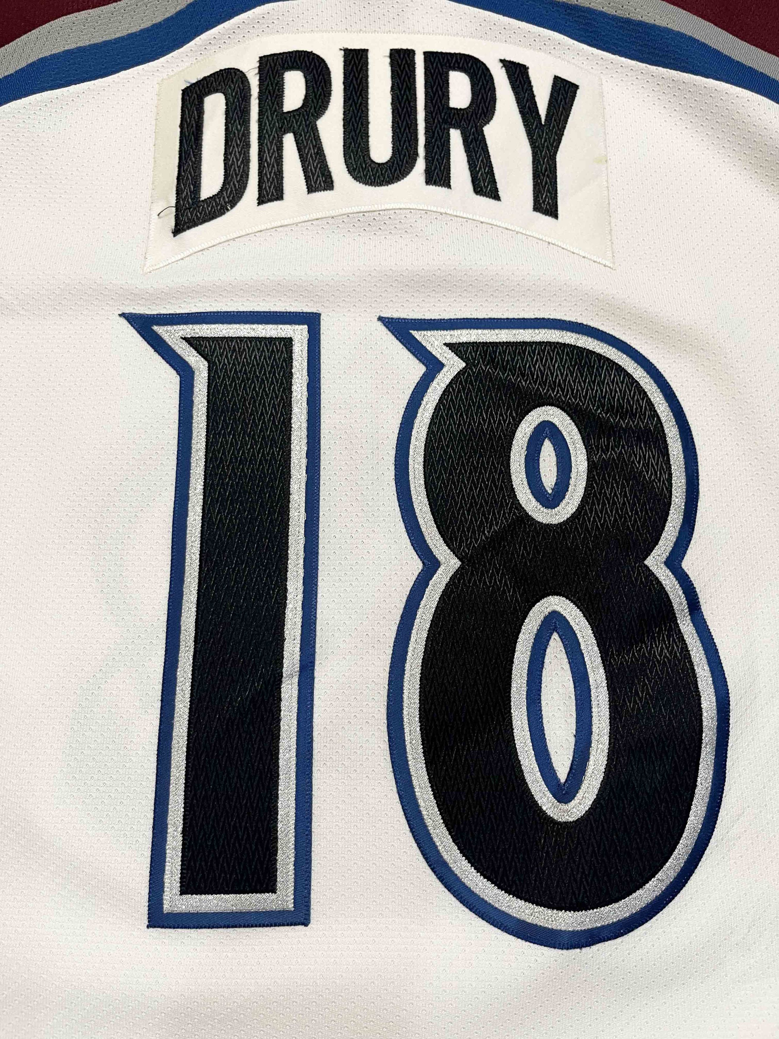 Ccm CCM Colorado Avalanche DRURY #18 NHL Hockey Jersey Size US XL / EU 56 / 4 - 5 Thumbnail
