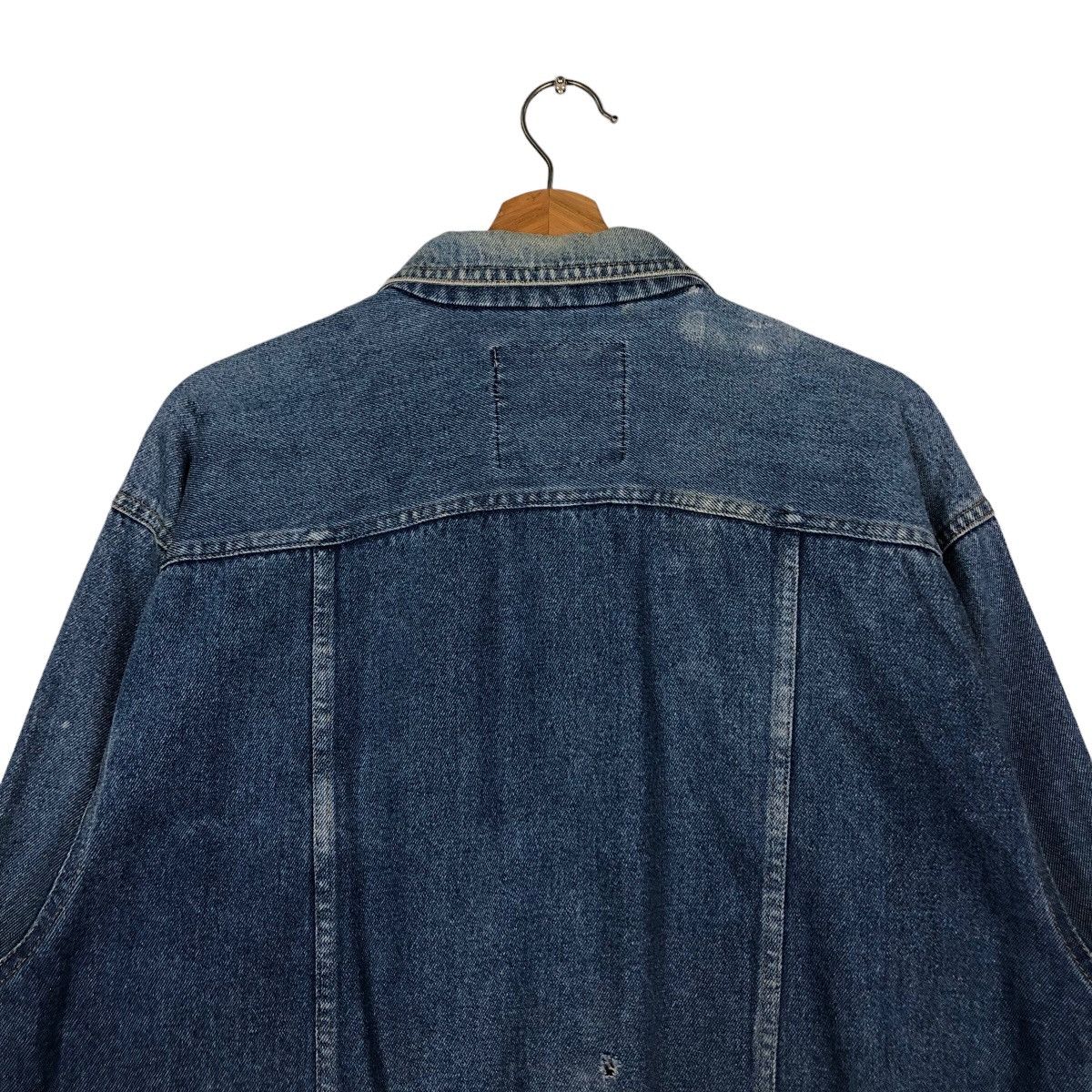 Hysteric Glamour 🔥Vintage Trucker Denim Biker Jacket Tom And Peter Japan Size US M / EU 48-50 / 2 - 9 Thumbnail