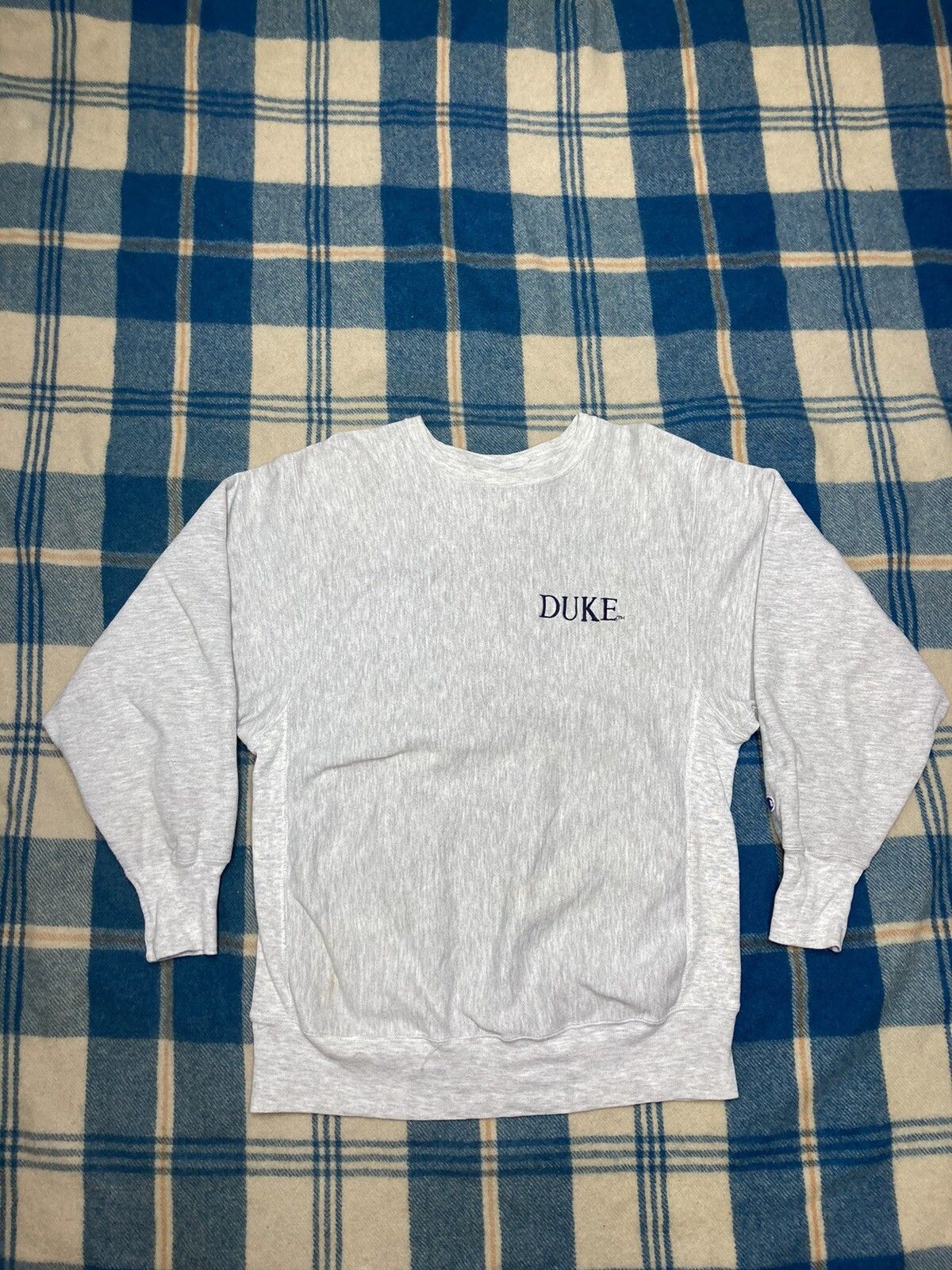 Champion × Vintage VTG 90s champion reverse weave sweatshirt duke university XL Size US XL / EU 56 / 4 - 1 Thumbnail