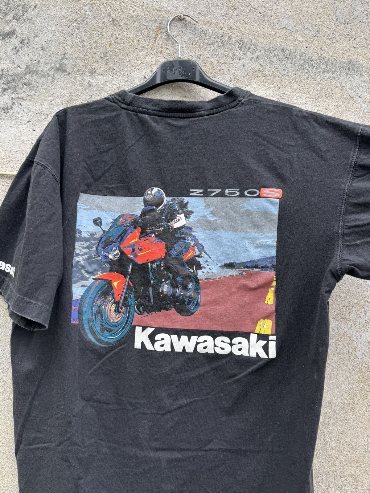 Other 00s Kawasaki Japanese Motorsport Tshirt y2k Racing Enduro Size US L / EU 52-54 / 3 - 7 Thumbnail