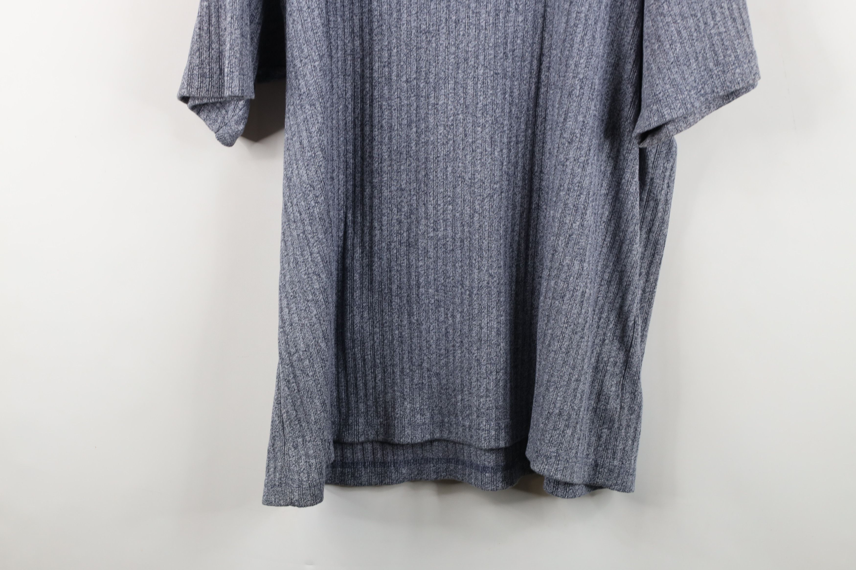 Vintage Vintage 90s Streetwear Fit Ribbed Knit Short Sleeve T-Shirt Size US XL / EU 56 / 4 - 10 Thumbnail