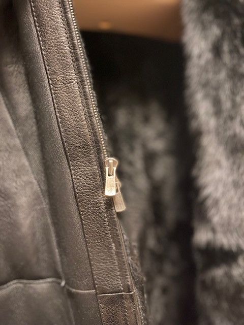 Inaisce Inaisce Leather Long Coat 100% Lambskin Long-Hair Shearling Size US XL / EU 56 / 4 - 8 Thumbnail