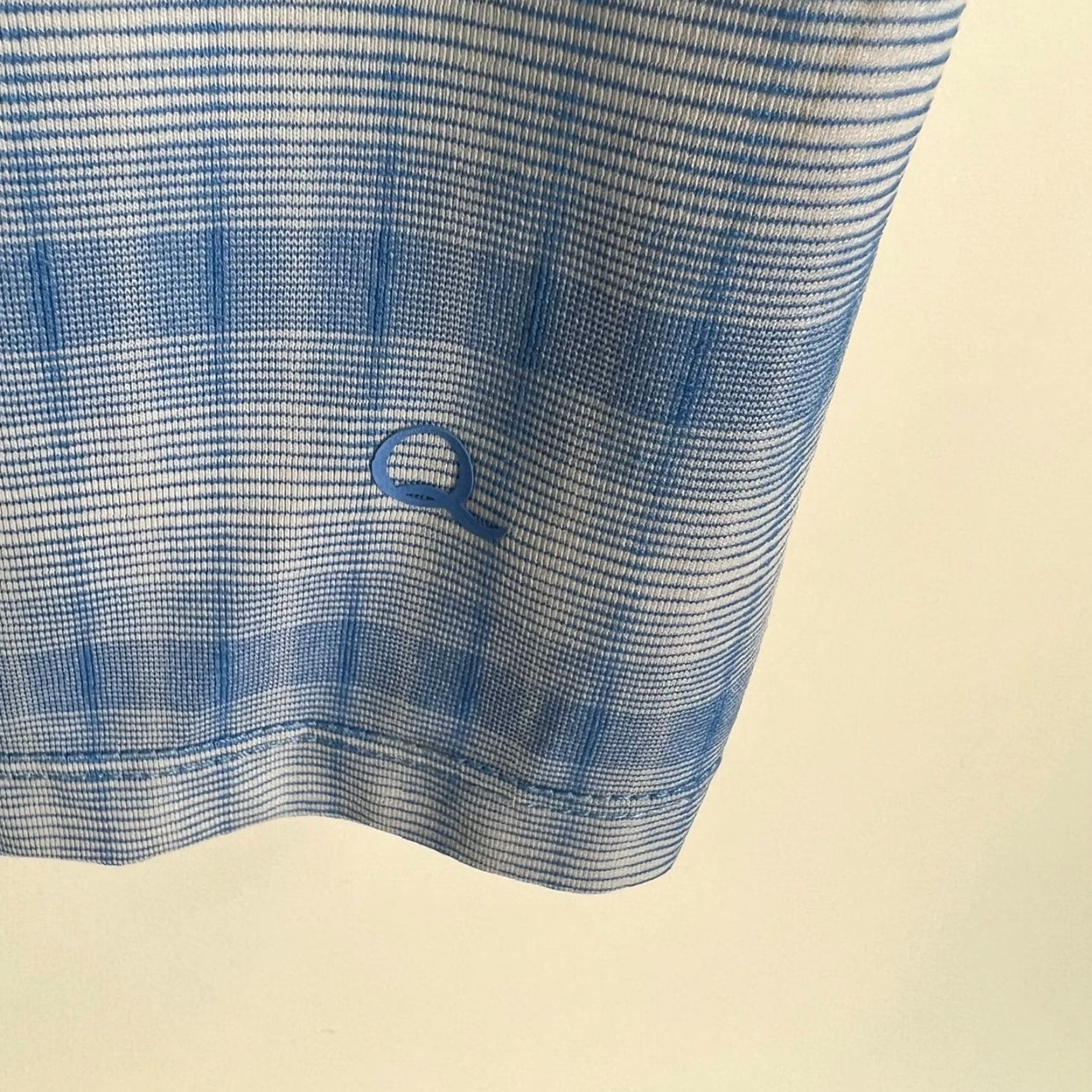 Vintage Quieti Striped Golf Polo Shirt Mens Size L Blue White Size US L / EU 52-54 / 3 - 5 Thumbnail