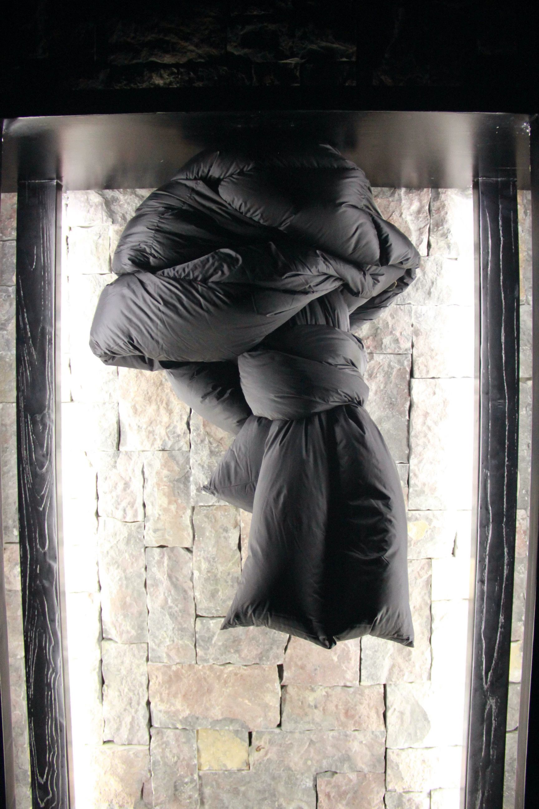 Rick Owens Rick Owens Black Gloves Scarves Men one size Size ONE SIZE - 1 Thumbnail