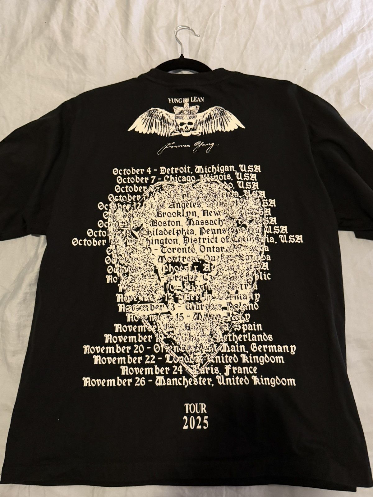 Yung Lean Jonatan Tour Tshirt