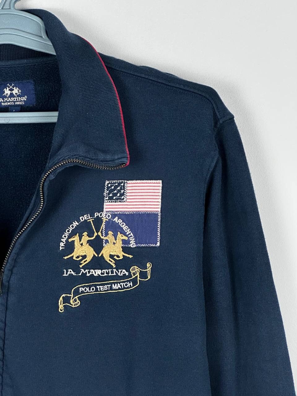 La Martina Vintage La Martina Polo Track Jacket Full Zip Sweater Size US M / EU 48-50 / 2 - 4 Thumbnail