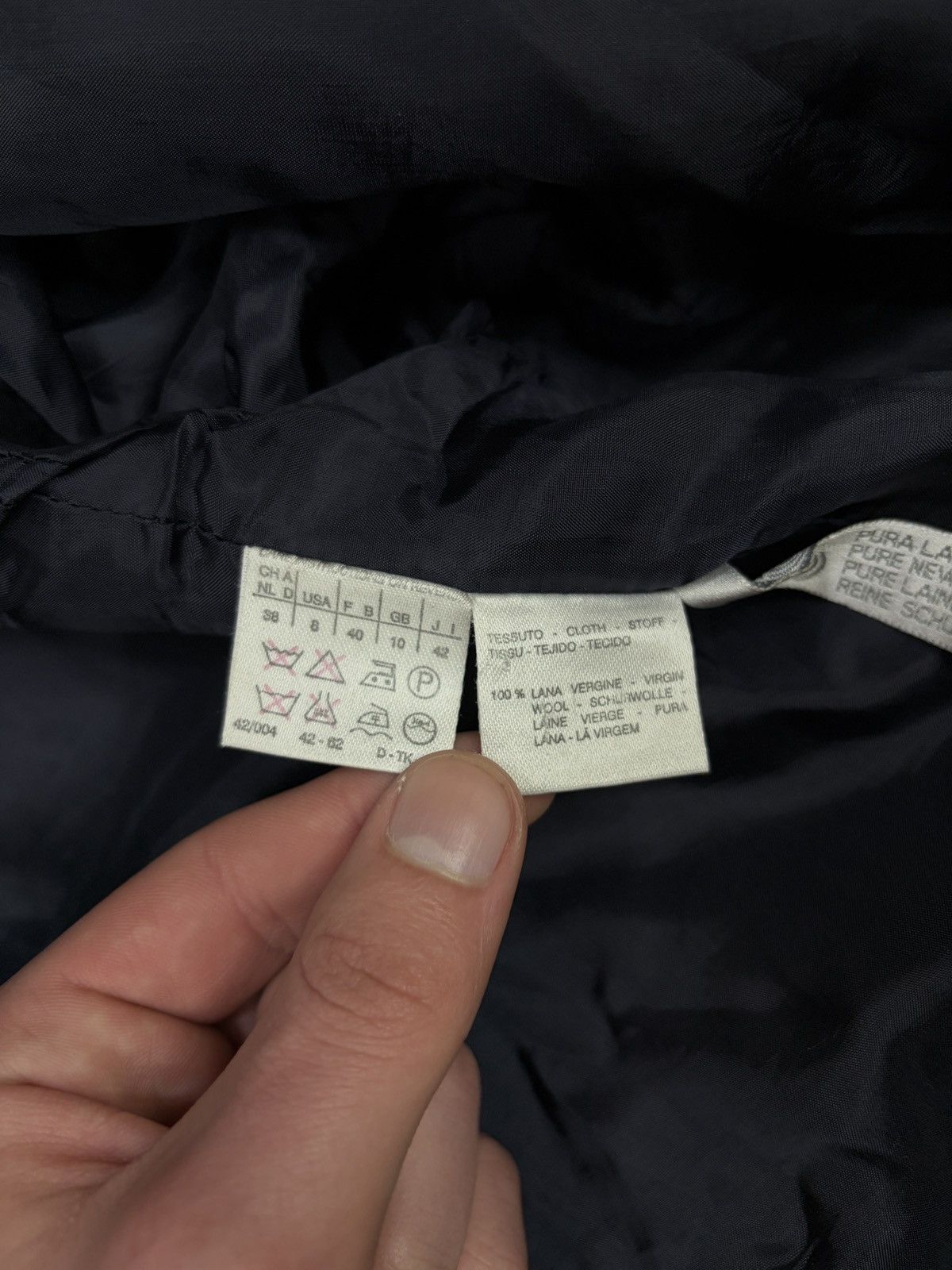 Max Mara Max Mara Wool Double Breasted Blazer black jacket size 42 M Size M / US 6-8 / IT 42-44 - 6 Thumbnail