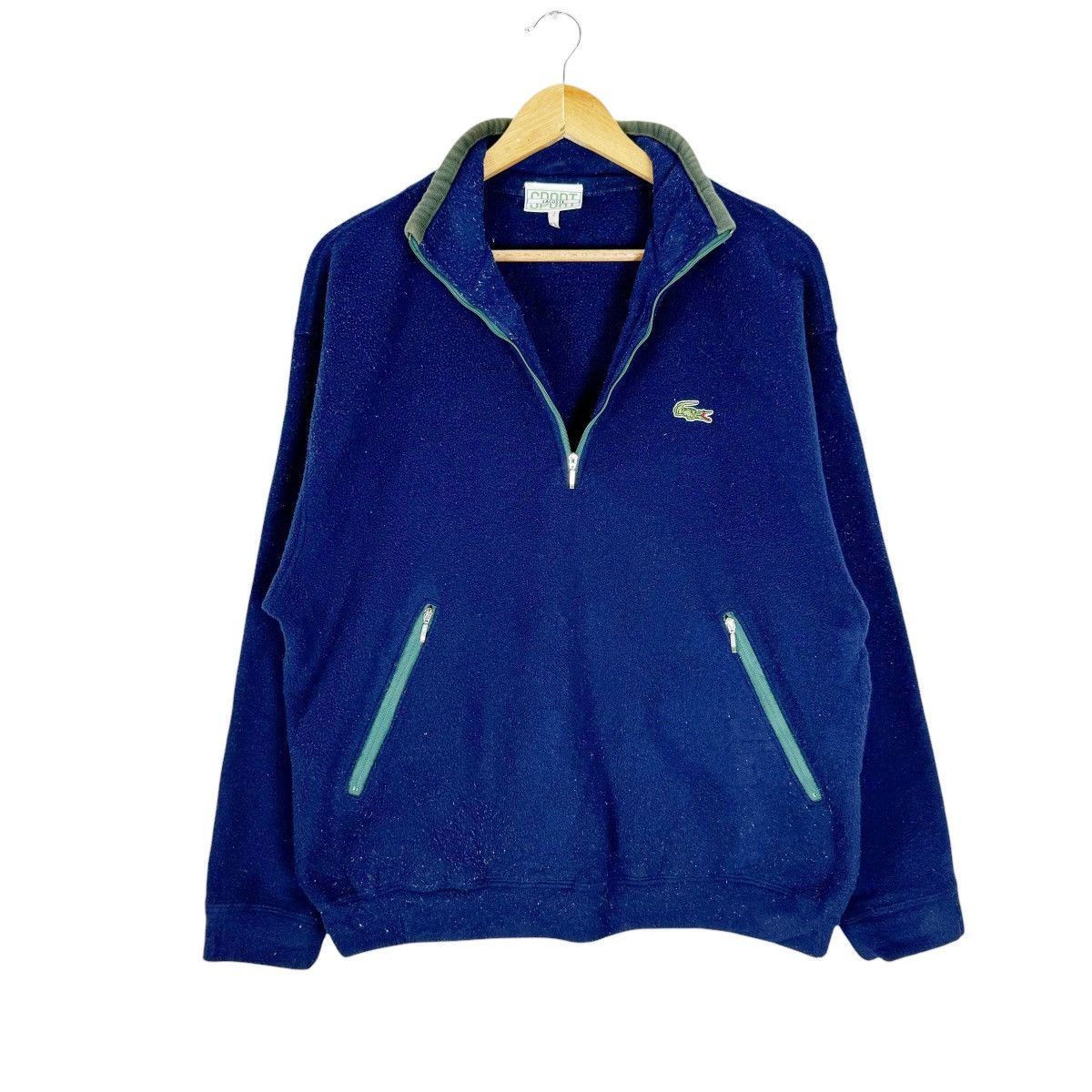 Lacoste × Polartec ☀️LACOSTE POLARTEC HALF ZIP FLEECE SWEATER Size US L / EU 52-54 / 3 - 1 Thumbnail