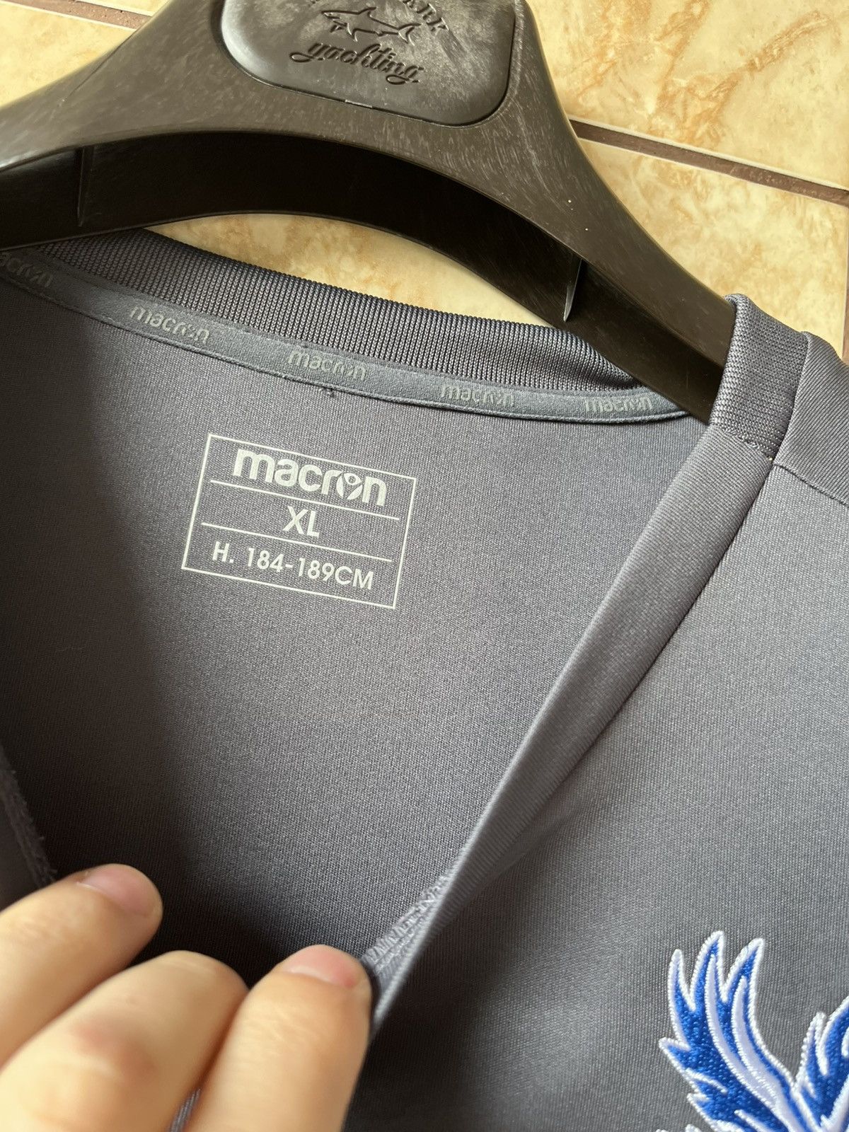 Macron Macron Crystal Palace 2017/2018 training jersey Size US XL / EU 56 / 4 - 4 Thumbnail