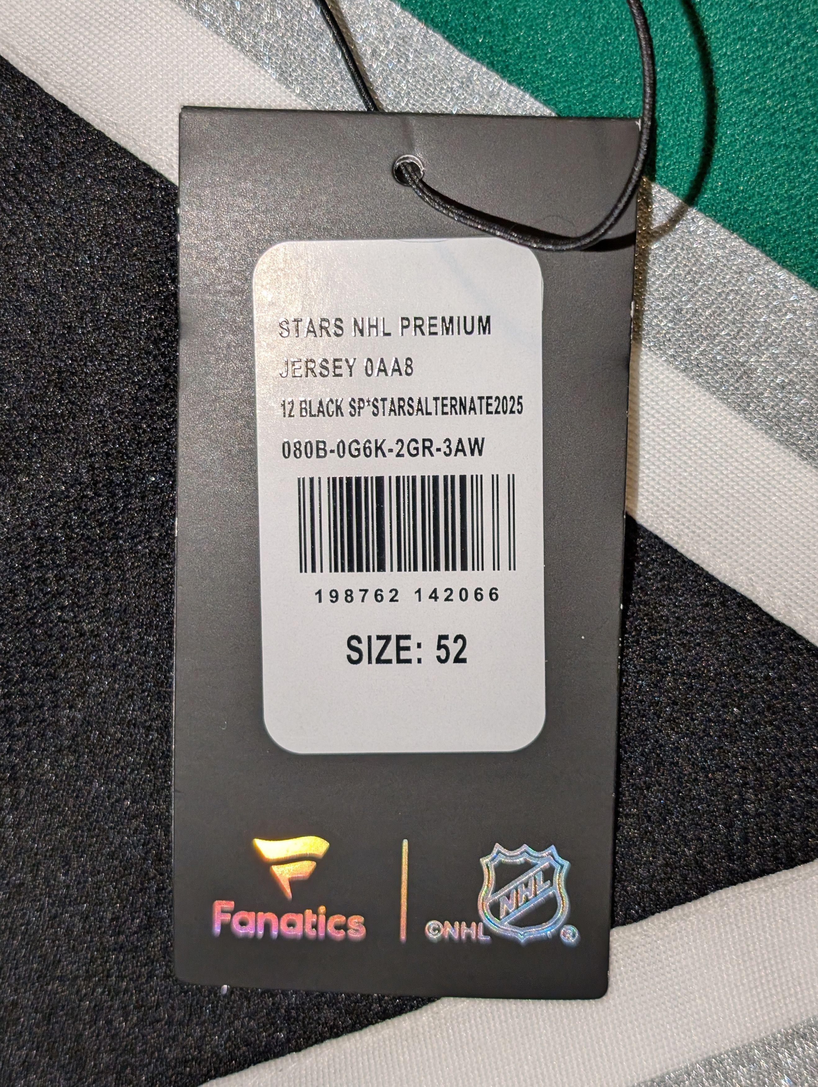 NHL Wyatt Johnston Dallas Stars 3rd jersey Fanatics Premium sz52 Size US L / EU 52-54 / 3 - 10 Thumbnail