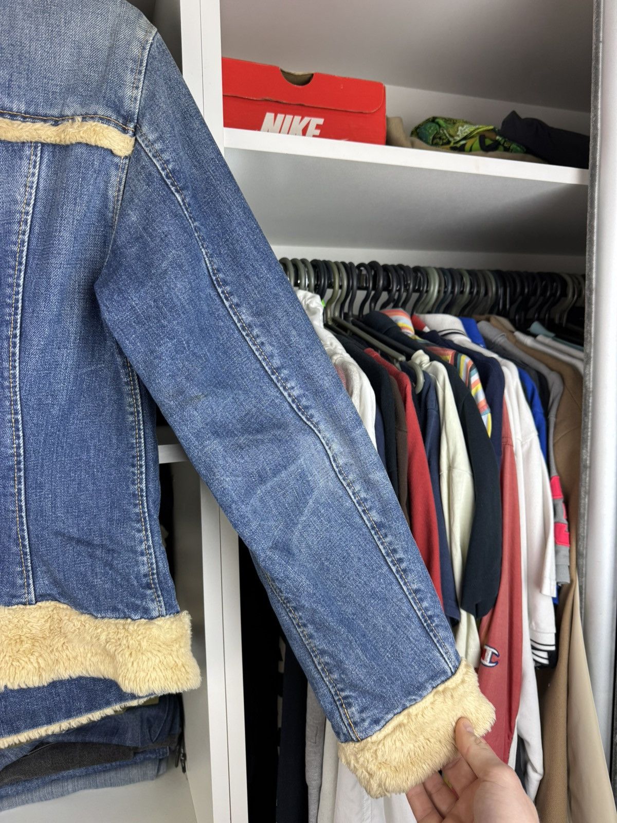 Levi's Vintage Levi's Sherpa Denim Jacket Zip Girls S Fits Women XS Size XS / US 0-2 / IT 36-38 - 23 Thumbnail