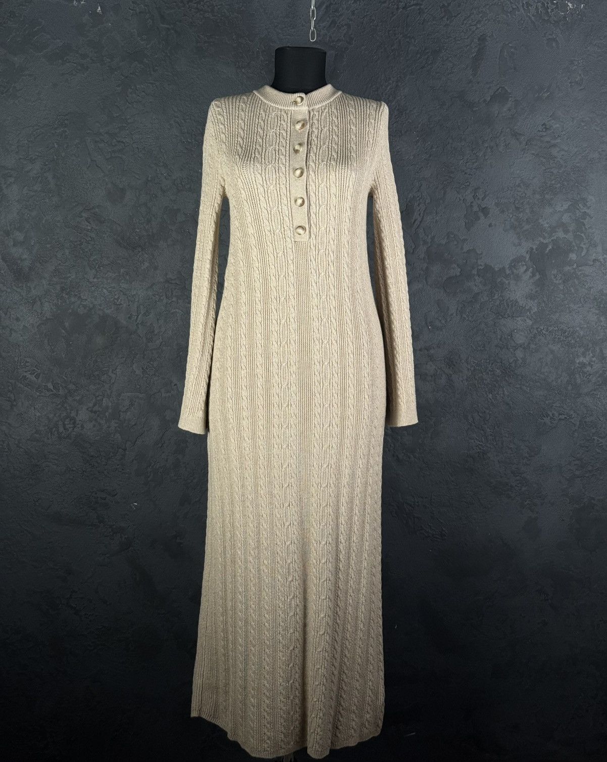 Sezane LA MAILLE SEZANE Women’s Maxi Dress Merino Wool Blend Size S Size S / US 4 / IT 40 - 1 Thumbnail