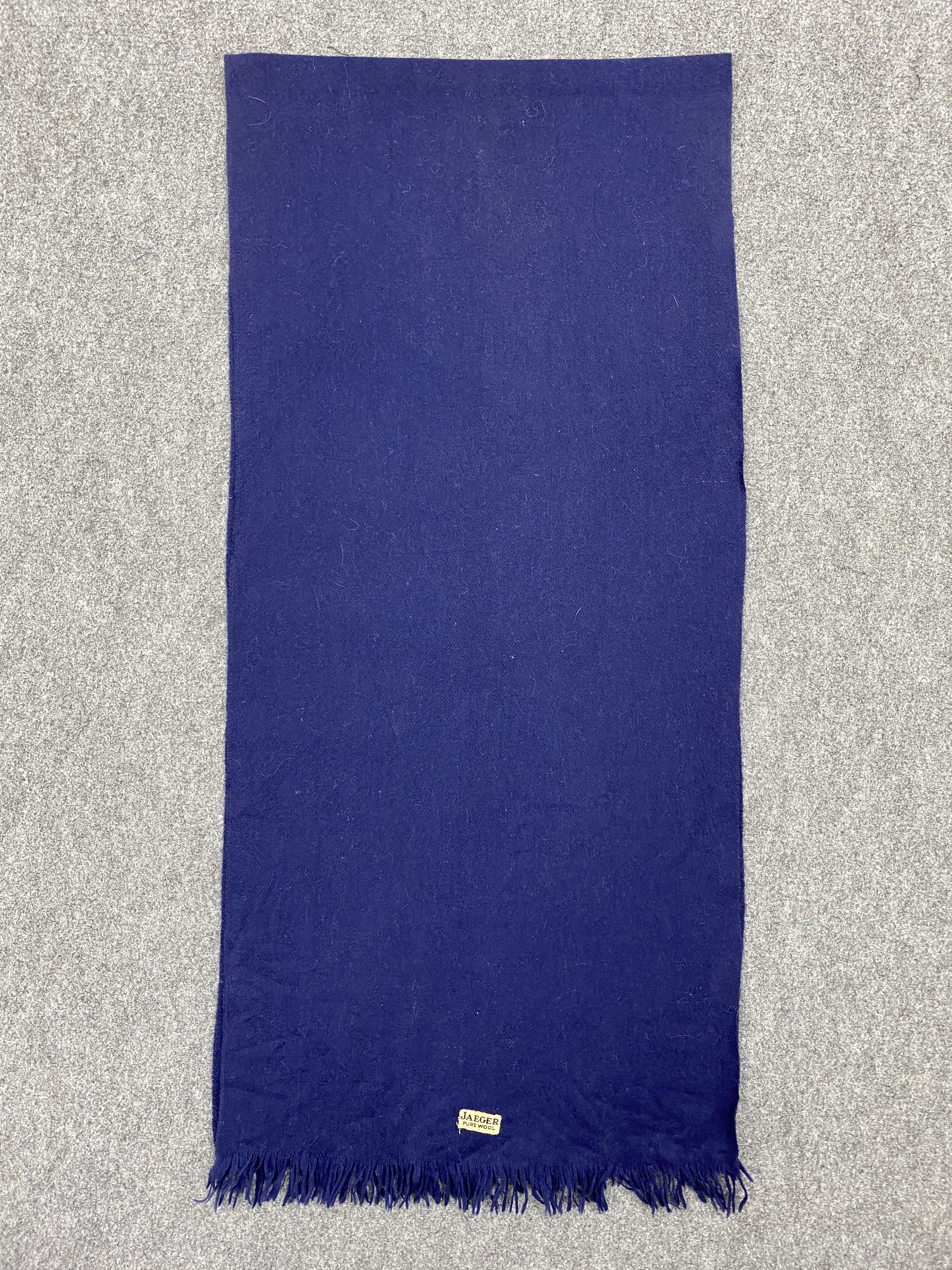 Jaeger Vintage Jaeger Wool Scarf / Muffler / Neckwear - SC0032 Size ONE SIZE - 4 Thumbnail